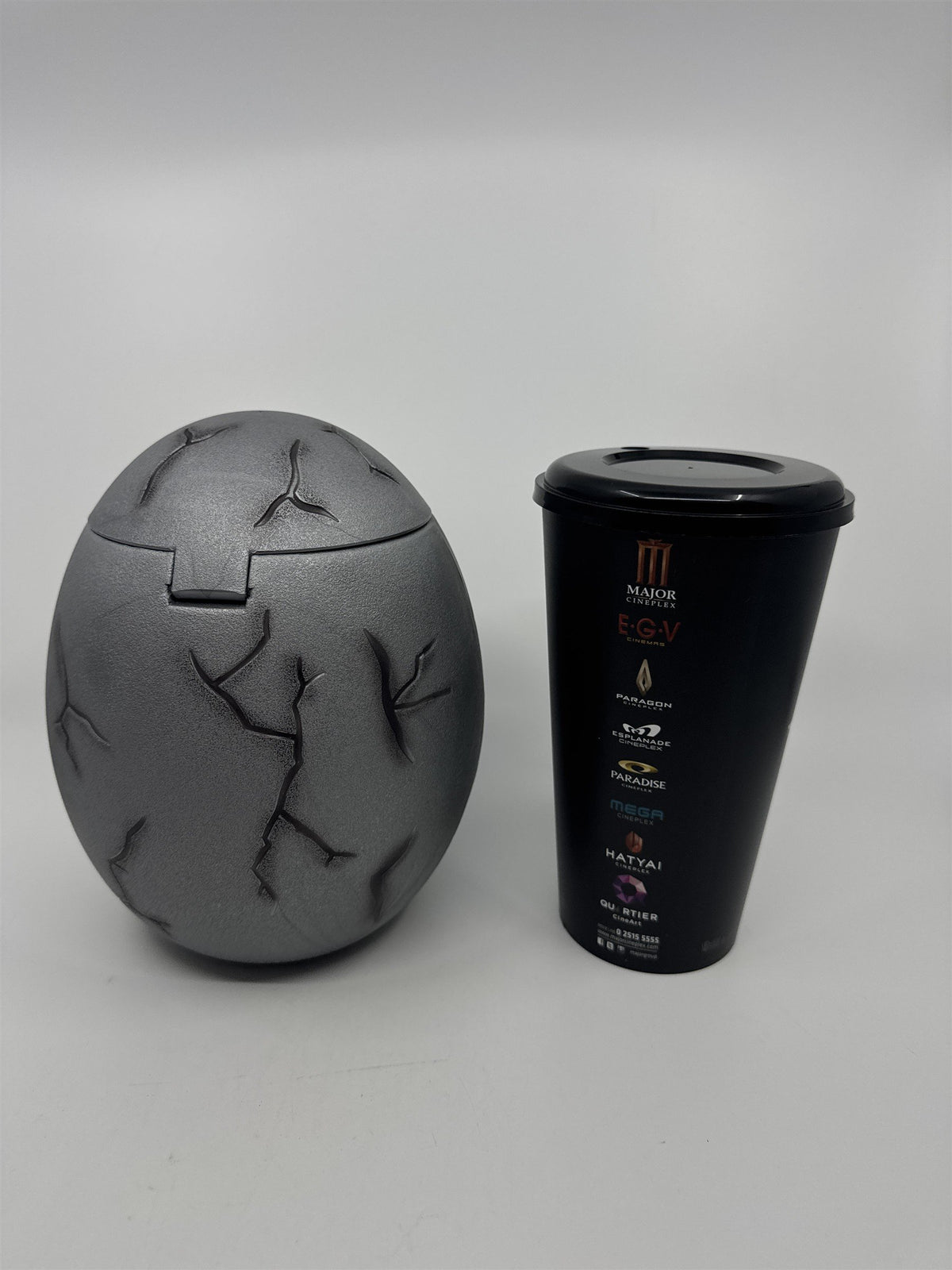 Jurassic World Popcorn Bucket Dinosaur EGG w/ Drink Cup PROMO 2015