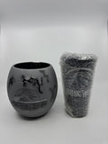 Jurassic World Dinosaur EGG Popcorn Bucket NO LID w/ Drink Cup PROMO 2015