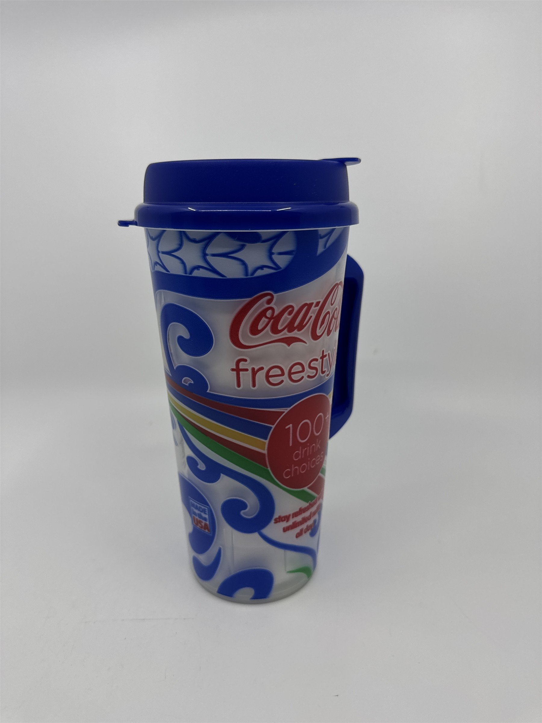 Universal Studios Islands of Adventure Coca-Cola Freestyle Refill Cup /w Straw