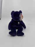 TY Beanie Baby PRINCESS DIANA Purple Teddy Bear 1997 Retired