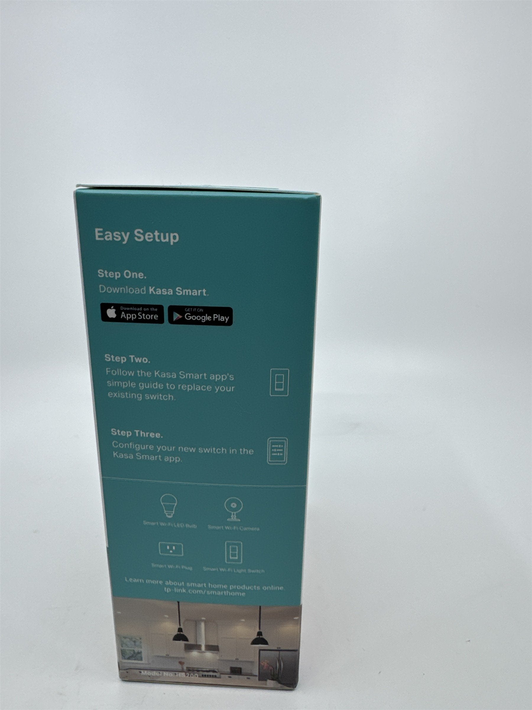 TP-LINK HS200 Smart WiFi Light Switch - White Faceplate
