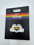 Walt Disney World Rainbow Collection LOVE Mickey Hands Pin Pride Trading Pin