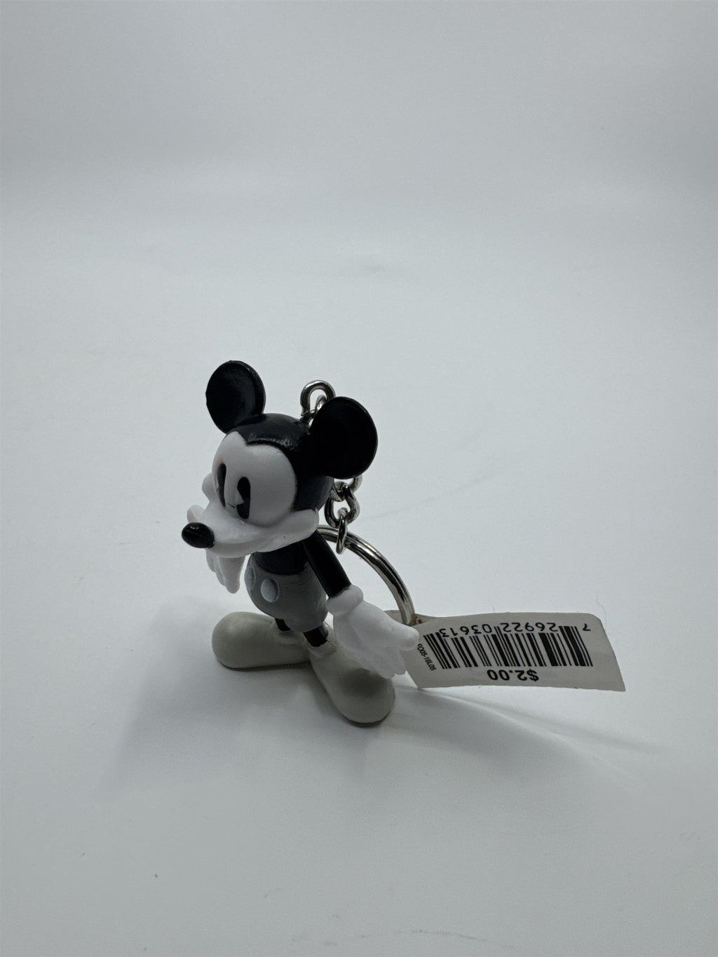 Walt Disney World Retro Mickey Mouse PVC Keyring Keychain