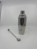 Cresimo Stainless Steel Cocktail Shaker Set w/ Stirrer Spoon Bar Tool Gift