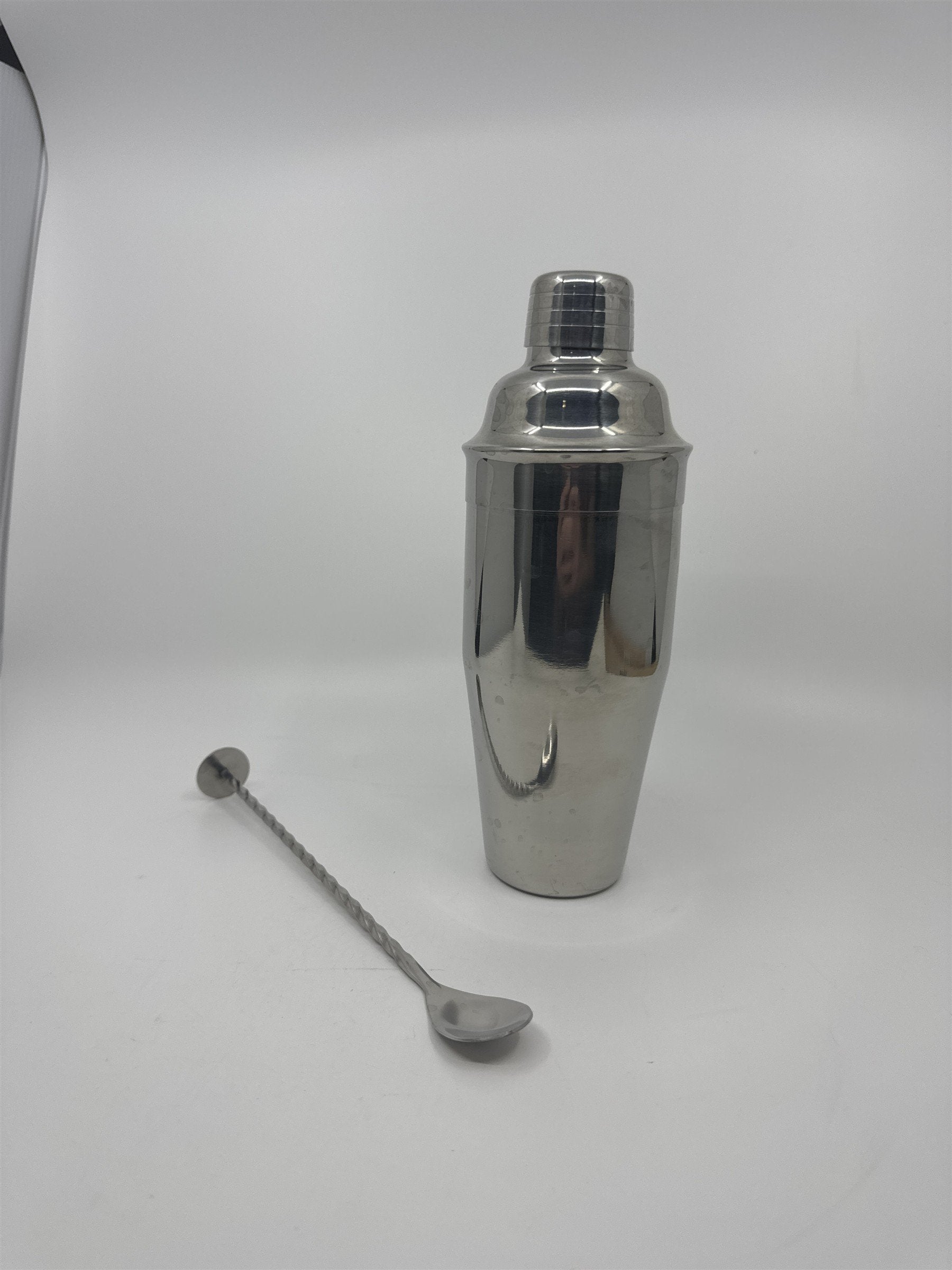 Cresimo Stainless Steel Cocktail Shaker Set w/ Stirrer Spoon Bar Tool Gift