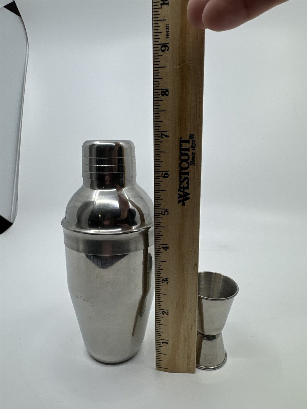Miniature Stainless Steel Cocktail Shaker Set w/ Shot Measure Bar Tool Gift
