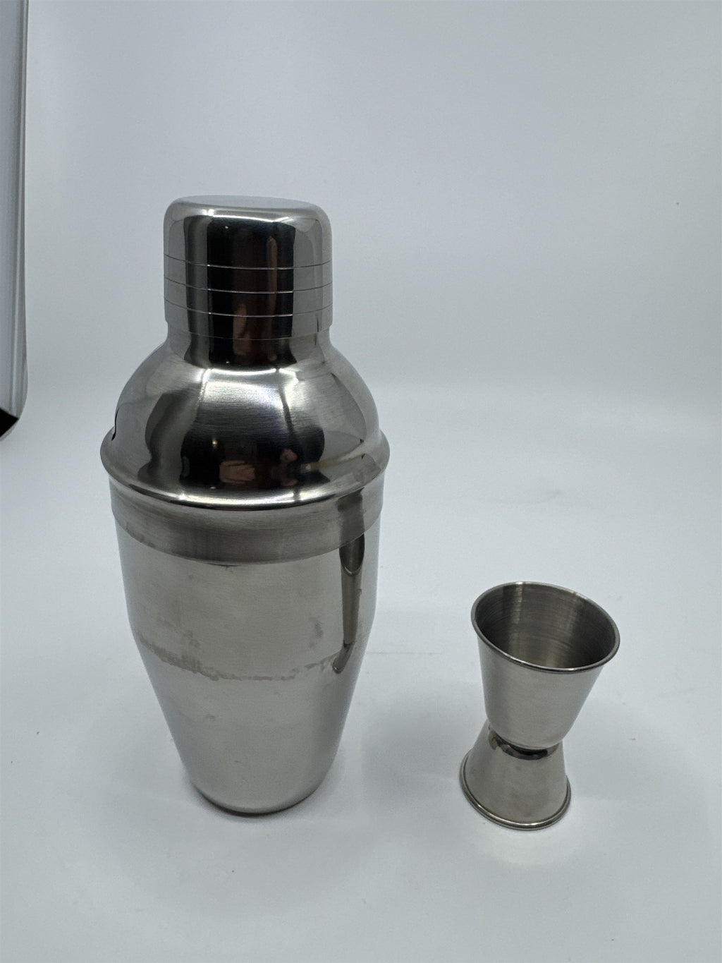 Miniature Stainless Steel Cocktail Shaker Set w/ Shot Measure Bar Tool Gift