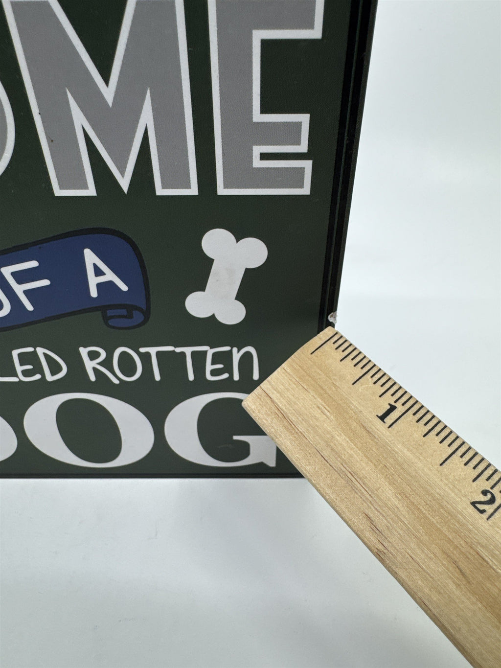 Home of a Spoiled Rotton Dog Quote Box Wooden Sign Wall Art Belle Maison KZ1058