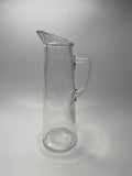 Prohibition Glass Pitcher Federal Law Forbids Notice Bottom Empty Alcohol Bottle