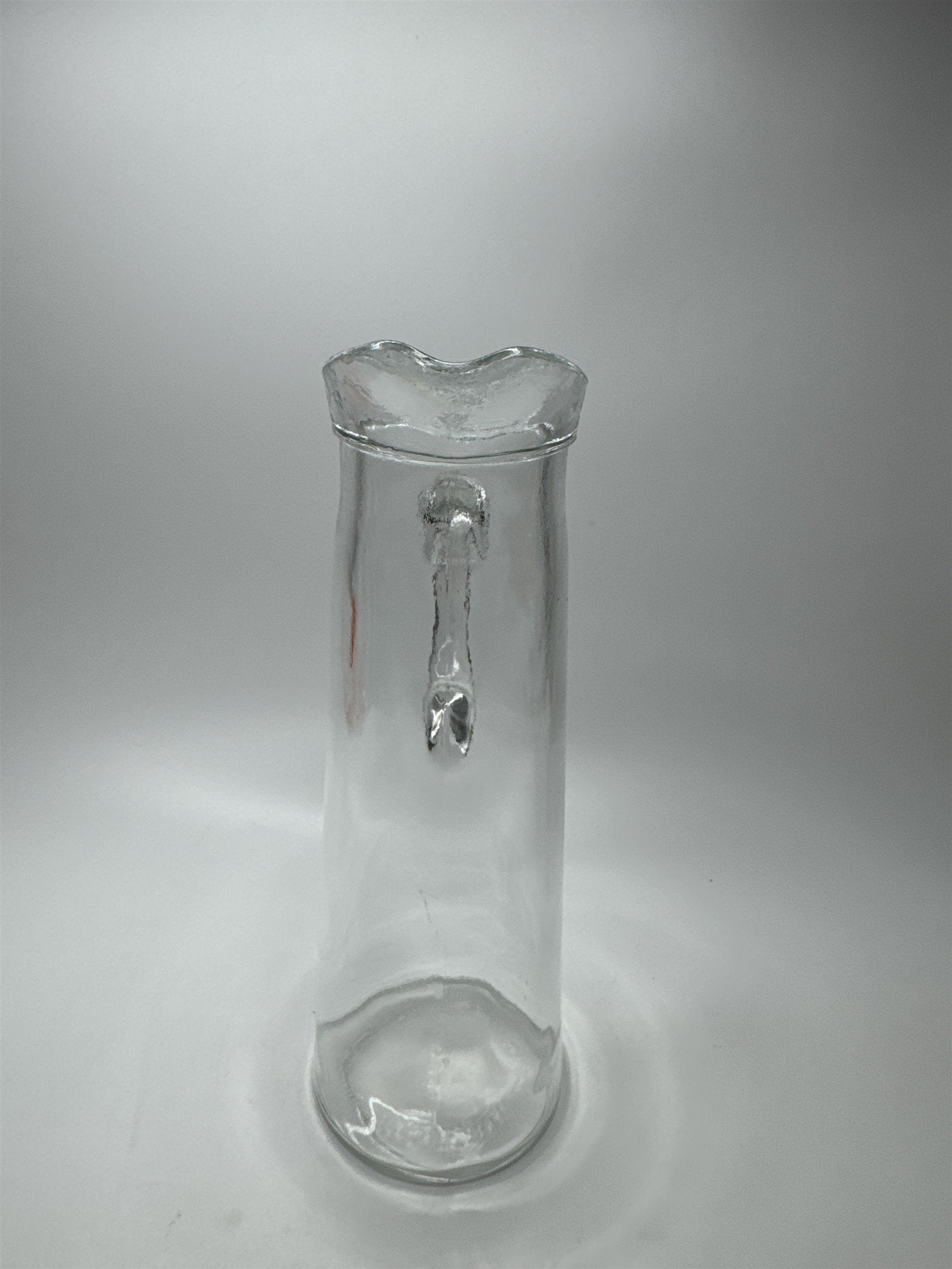 Prohibition Glass Pitcher Federal Law Forbids Notice Bottom Empty Alcohol Bottle