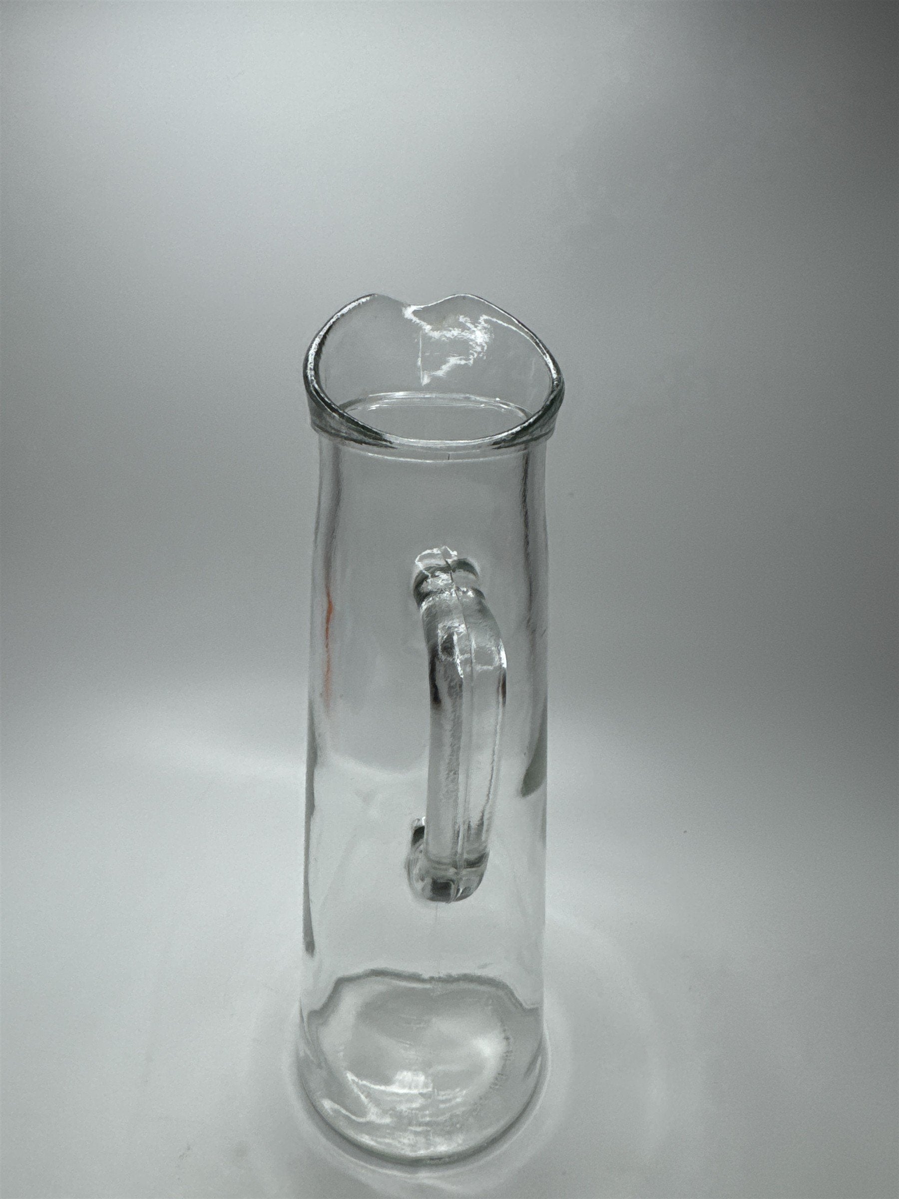 Prohibition Glass Pitcher Federal Law Forbids Notice Bottom Empty Alcohol Bottle