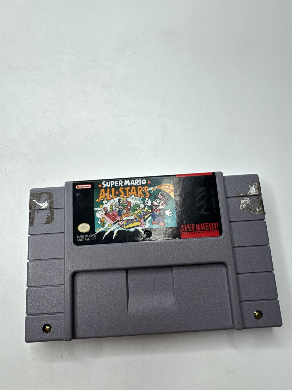 VINTAGE Super Mario All-Stars SNES Game - Authentic Super Nintendo Retro