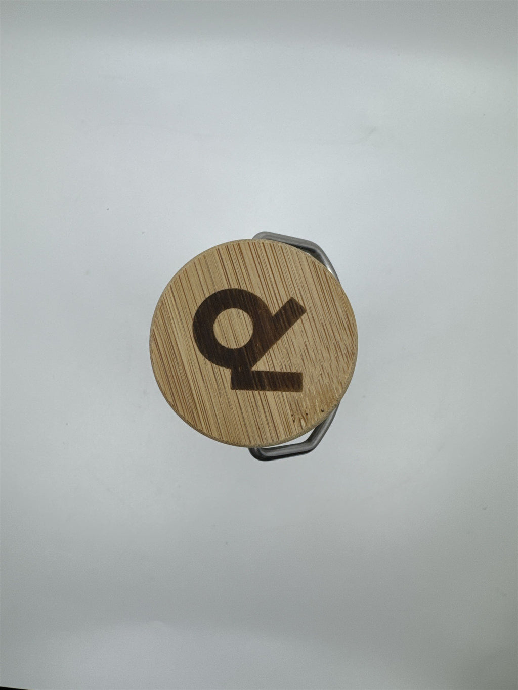 Stainless Steel Water Bottle with Logo Wood Lid and Metal Handle Refined.Com