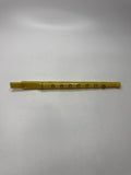 Vintage 10" Yellow Plastic Flute Toy