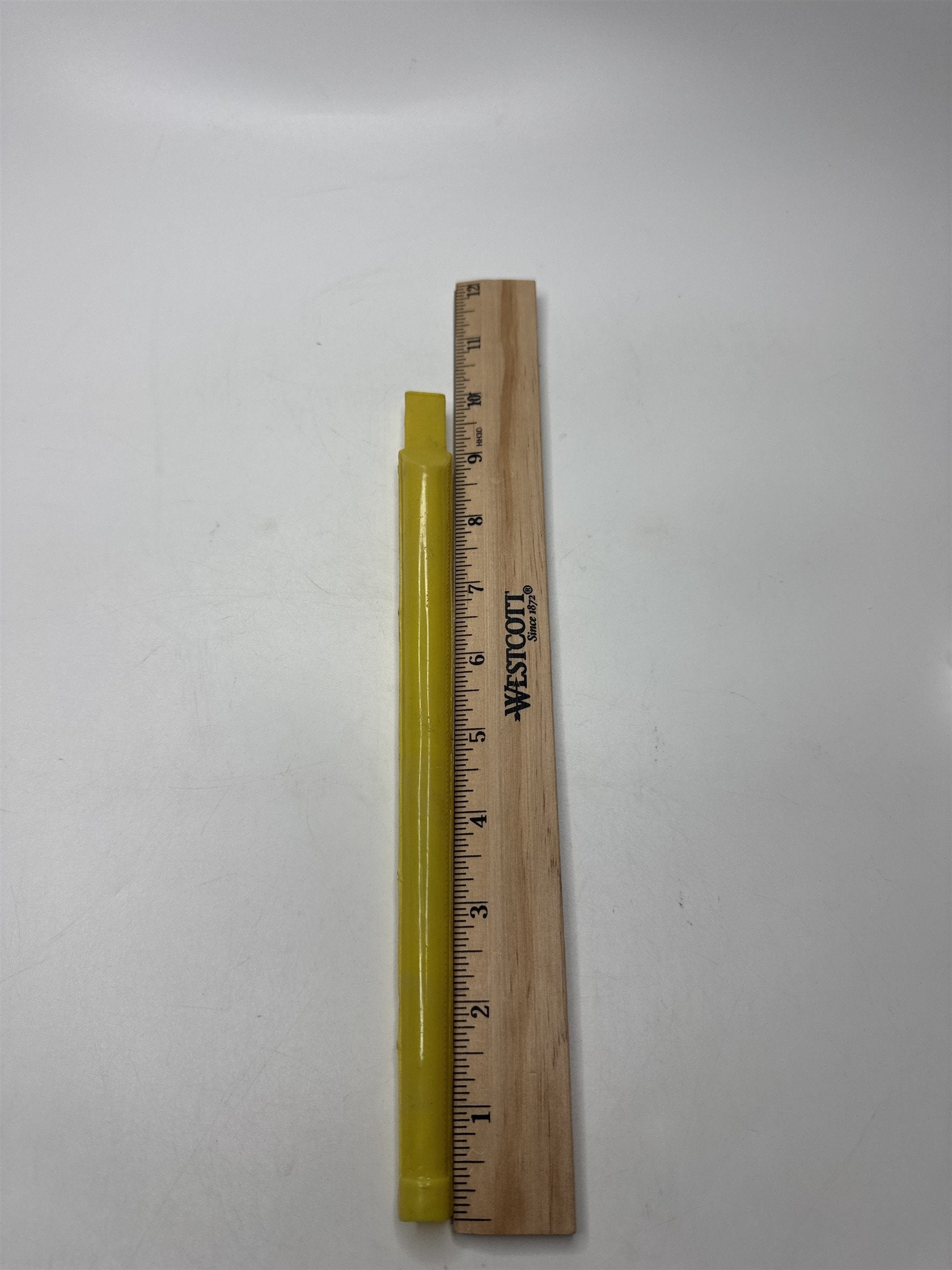 Vintage 10" Yellow Plastic Flute Toy
