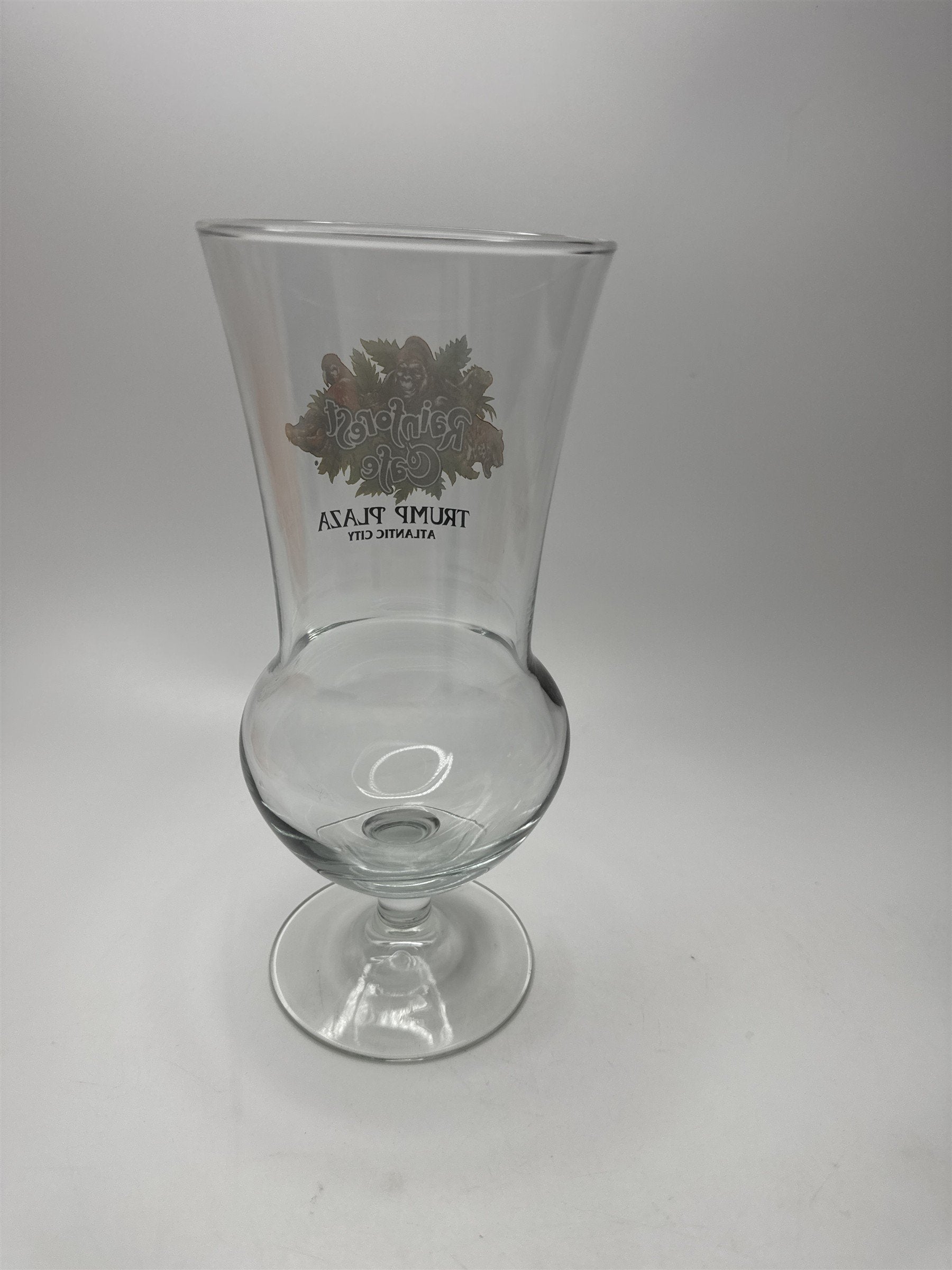 Rainforest Cafe Trump Plaza Atlantic City Souvenir Daiquiri Cocktail Glass