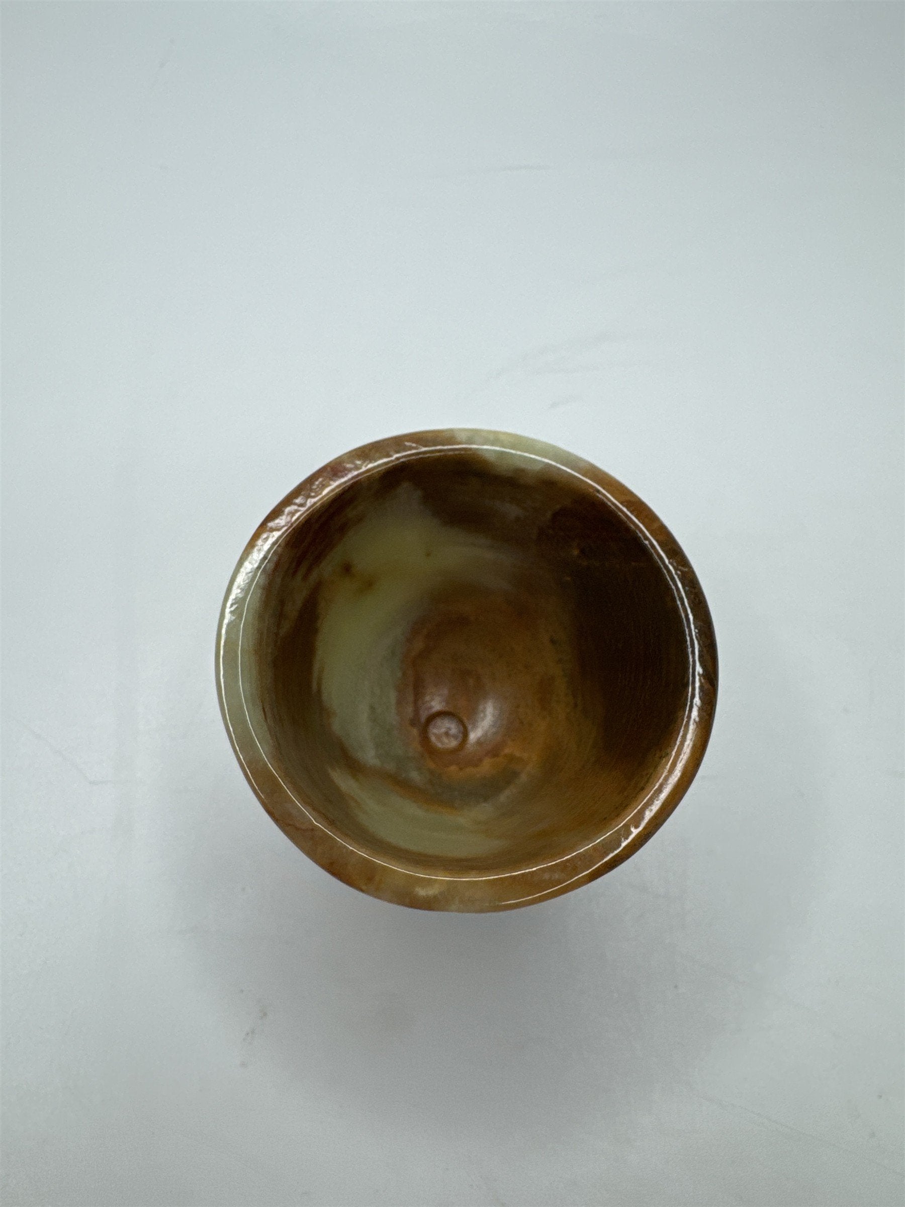 Small Stone Marble Shot Glass - Natural Hand Carved Unique Barware Collectible