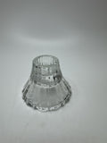 Vintage Homco Home Interiors Votive Candle Holder BASE ONLY Clear Glass
