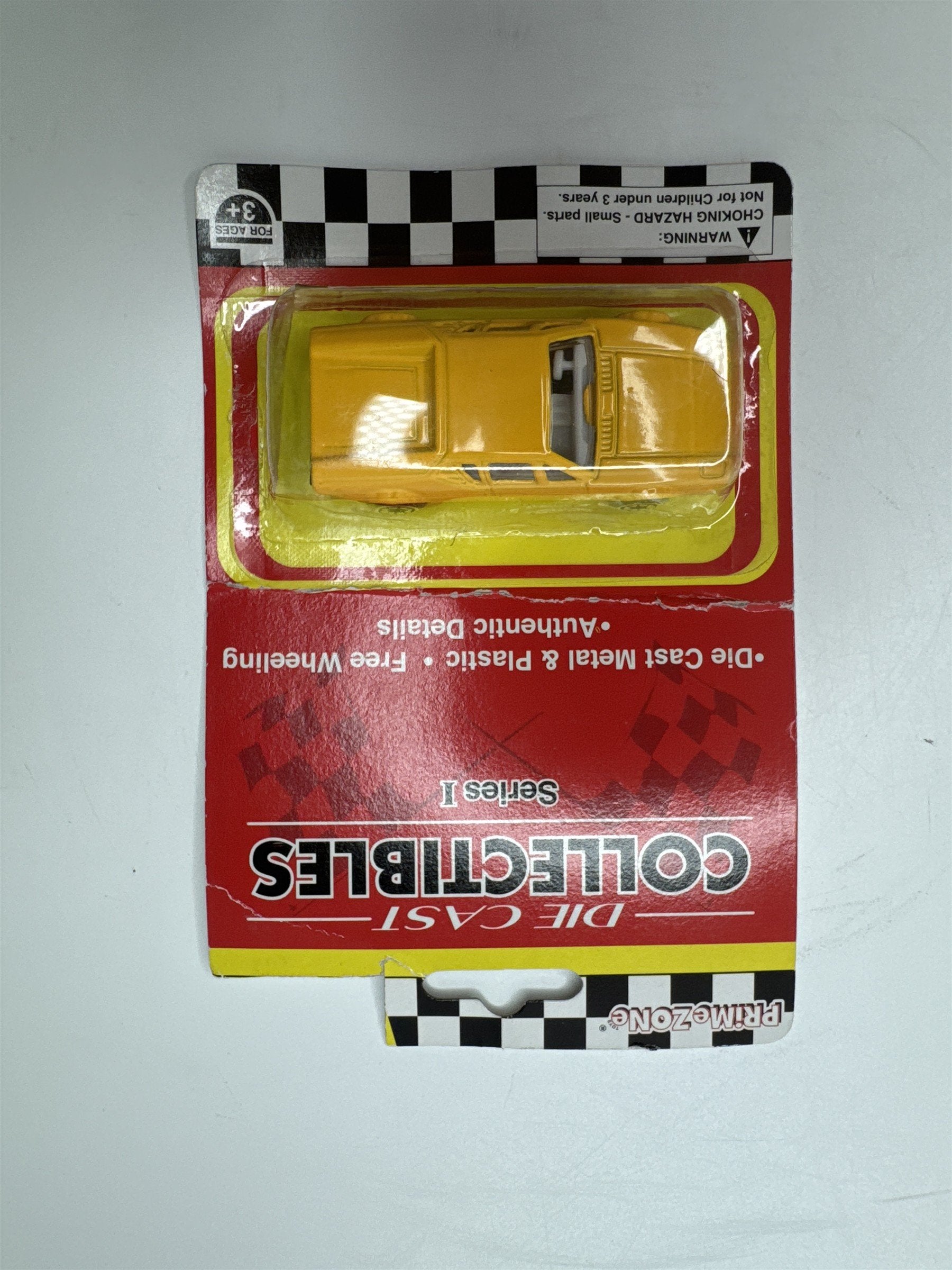 PrimeZone Die Cast Collectibles Series I Yellow Car