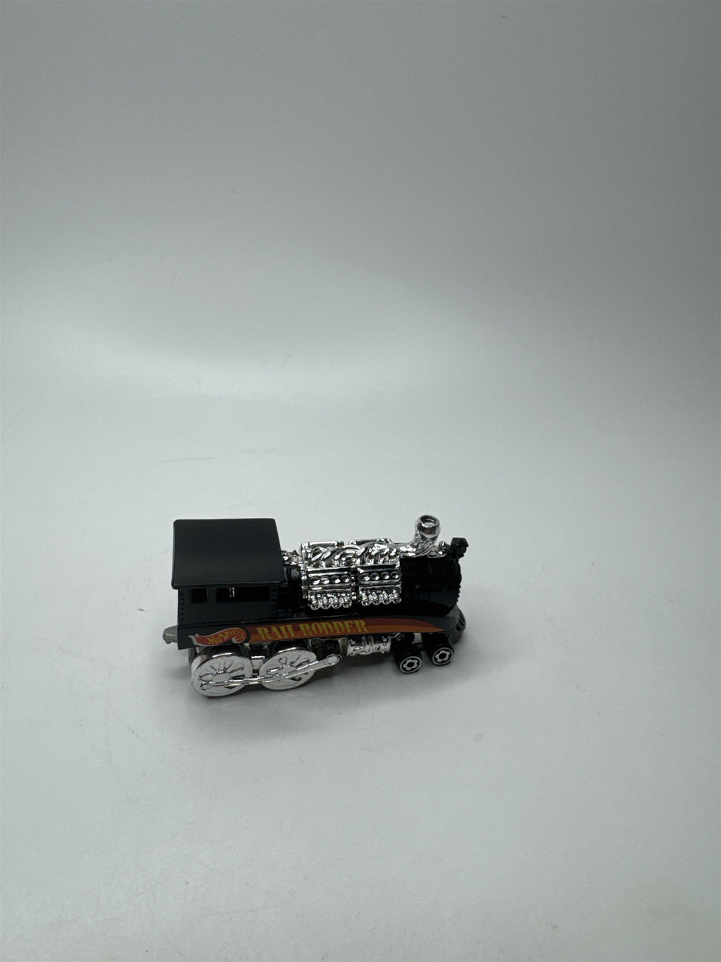 ** VINTAGE HOT WHEELS FIRST EDITIONS RAIL RODDER ~ BLACK LOCOMOTIVE