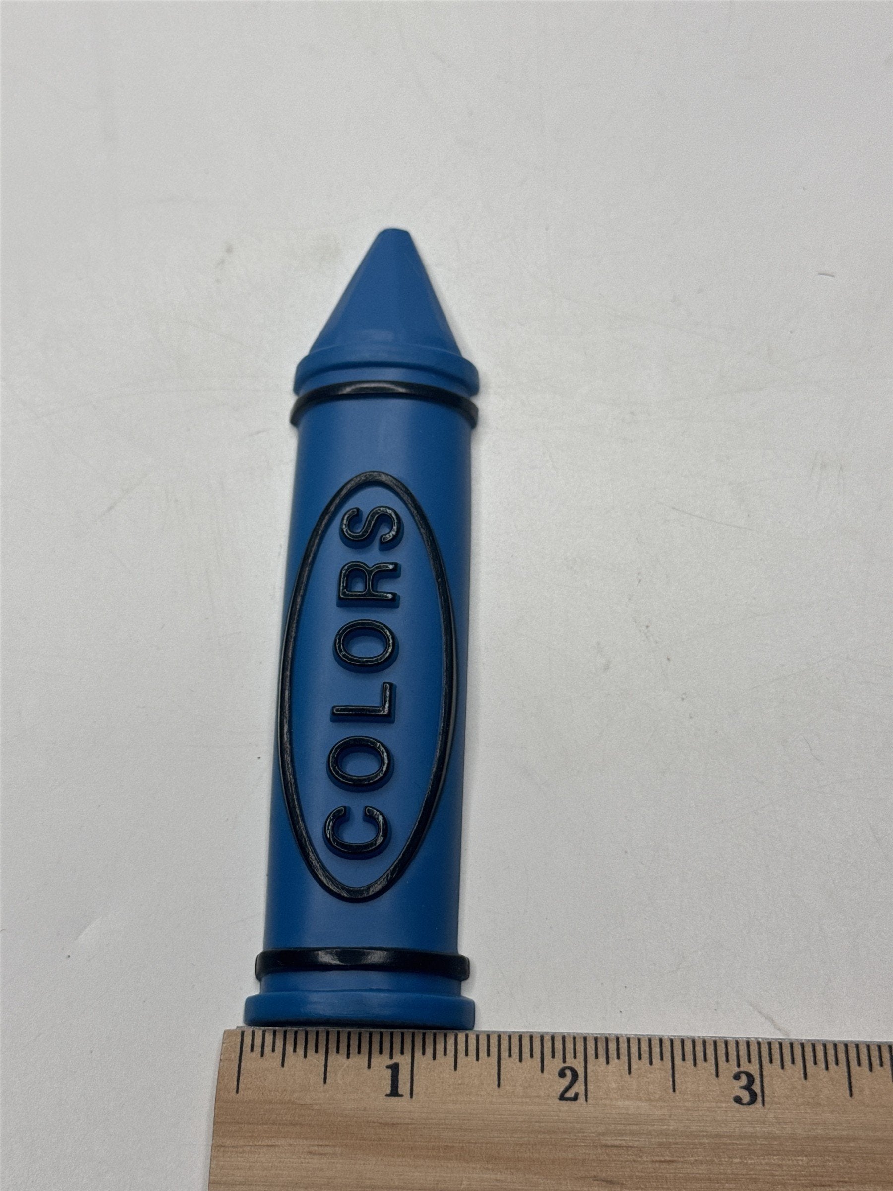 Vintage Home Interiors Blue Color Crayon Wall Art Home Decor Homco Retro