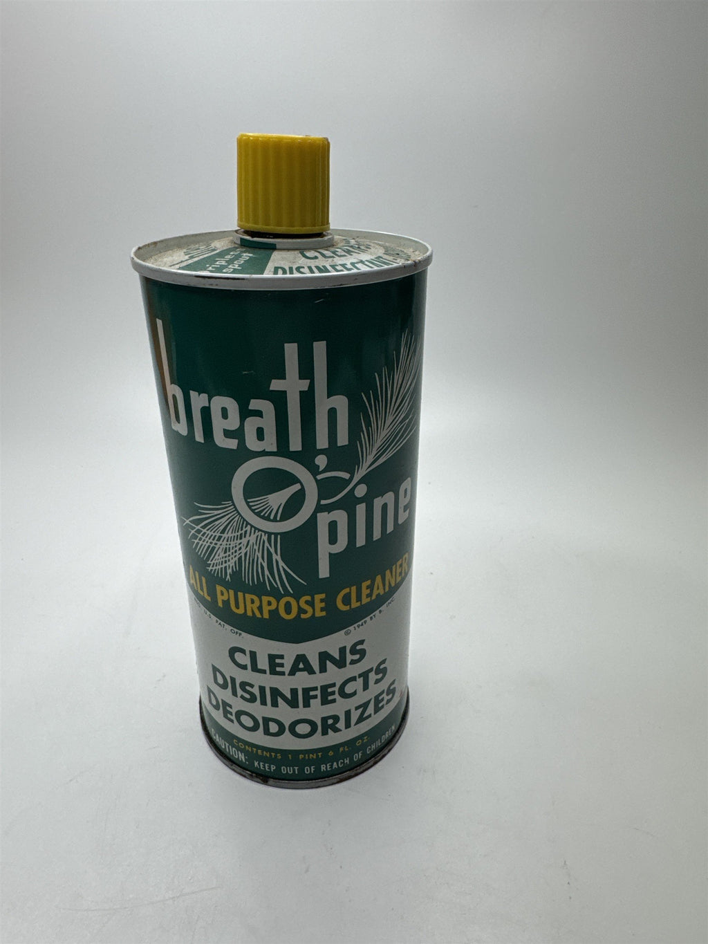 Vintage Breath O Pine Can Full RARE 1949 NOS