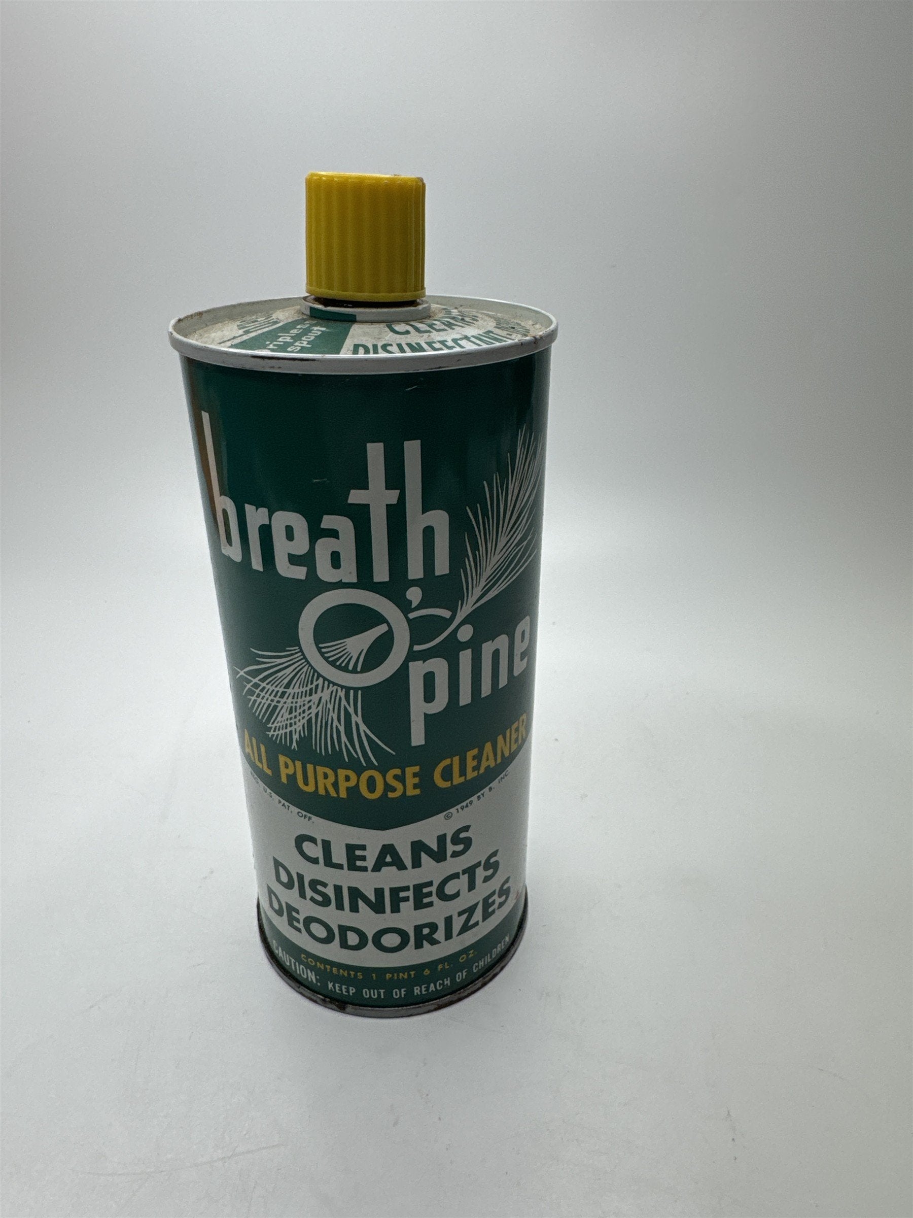 Vintage Breath O Pine Can Full RARE 1949 NOS