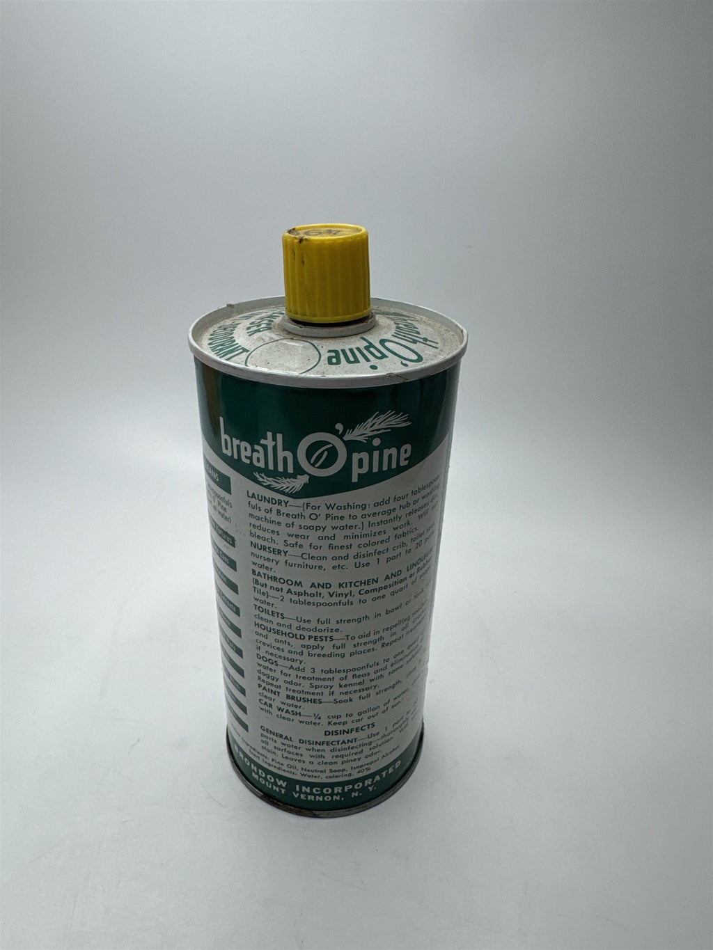 Vintage Breath O Pine Can Full RARE 1949 NOS