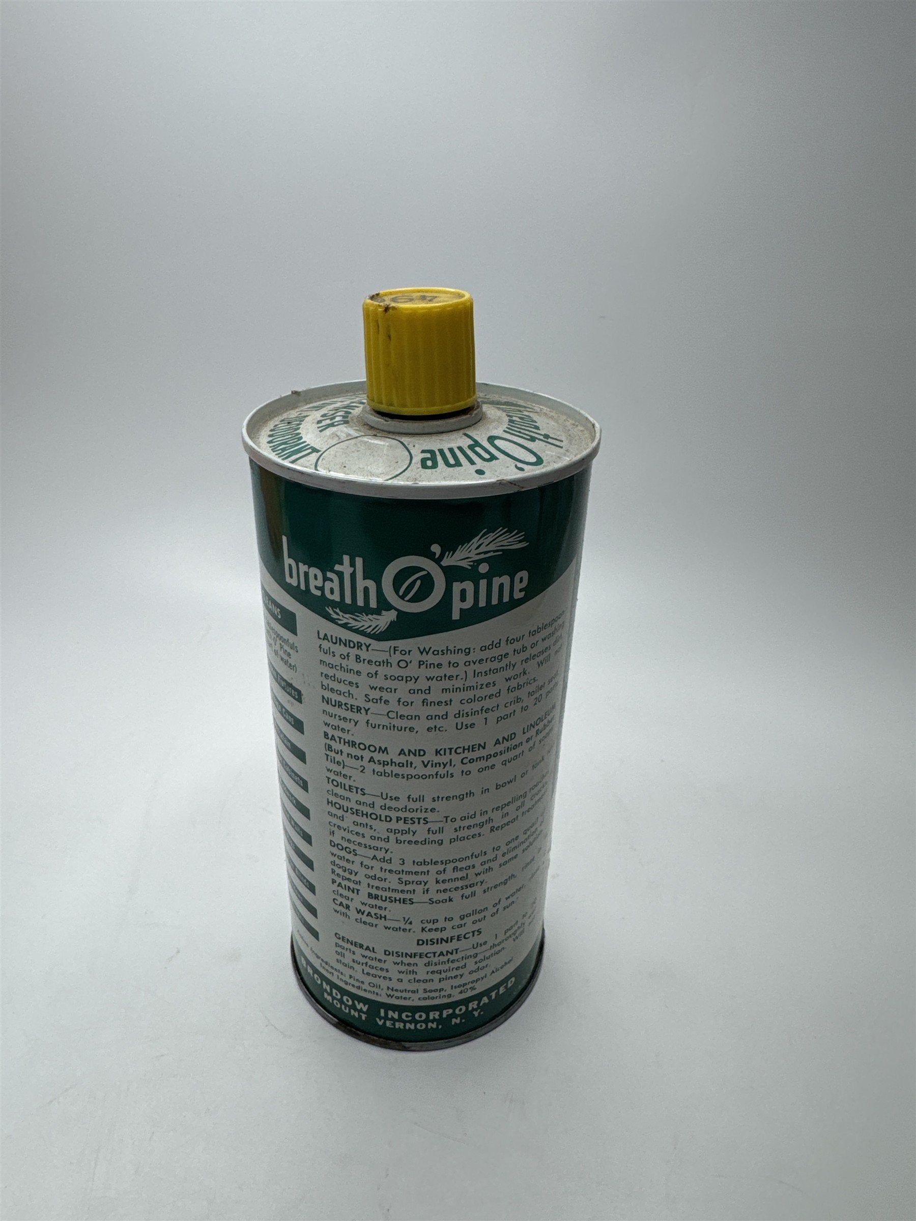 Vintage Breath O Pine Can Full RARE 1949 NOS
