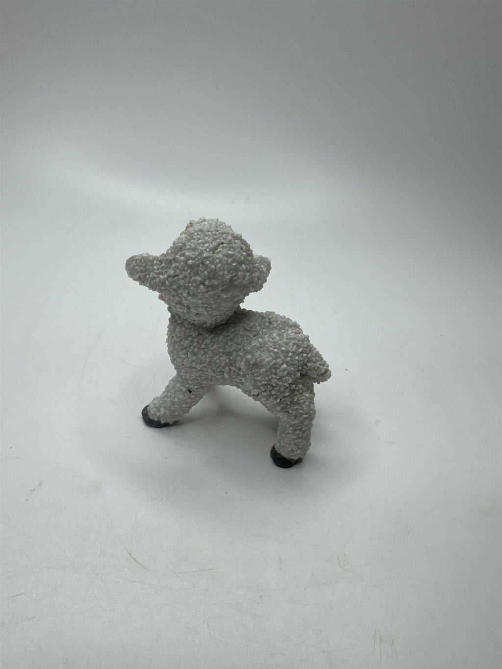 Anthromorphic Porcelain Floral Lamb Sugar Textured Spaghetti Lamb