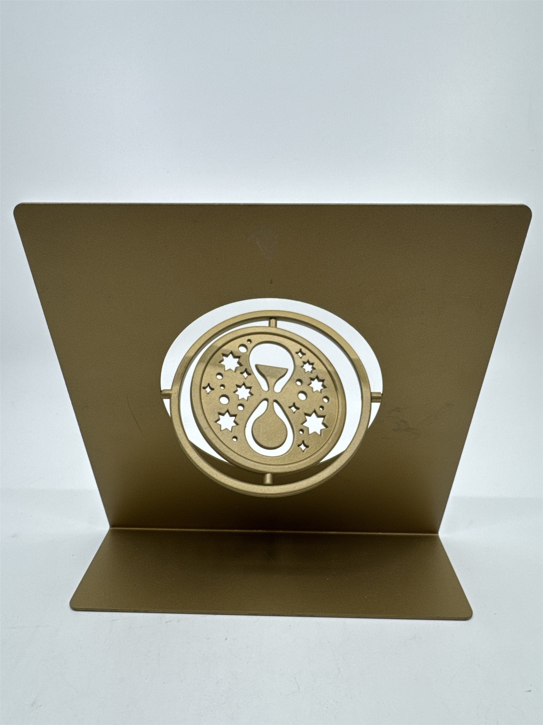 Harry Potter Hallmark Gold Perpetual Desk Calendar Time Turner W/ Magnet