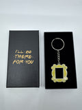 Friends The TV Series Yellow Peephole Frame From Monica's Door Keychain
