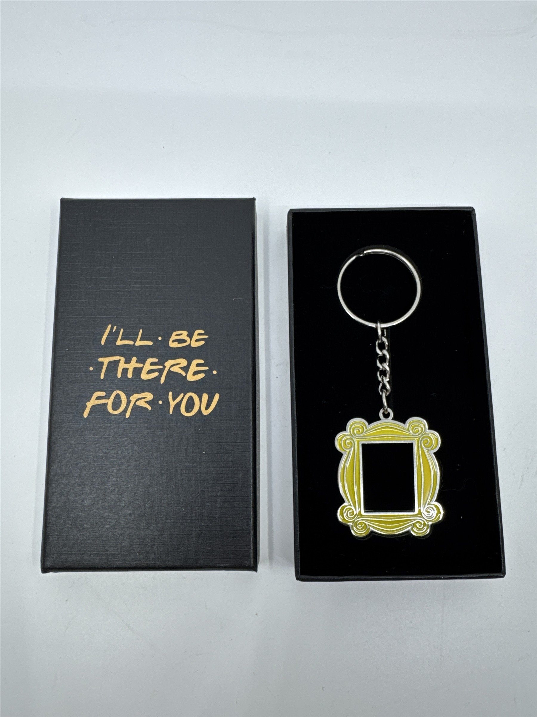 Friends The TV Series Yellow Peephole Frame From Monica's Door Keychain