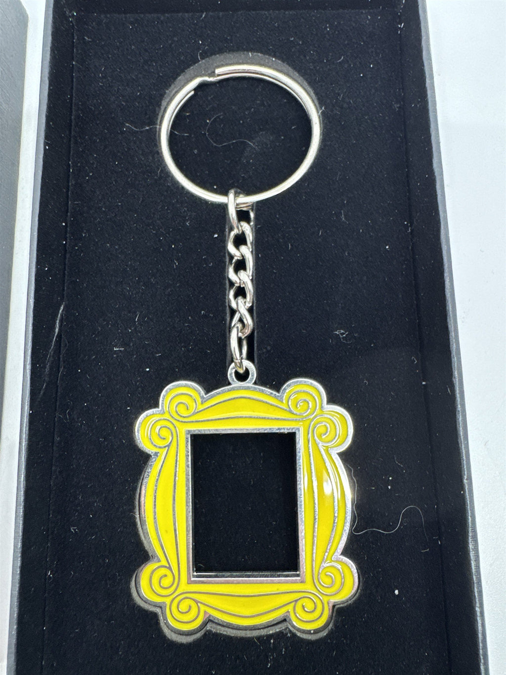 Friends The TV Series Yellow Peephole Frame From Monica's Door Keychain