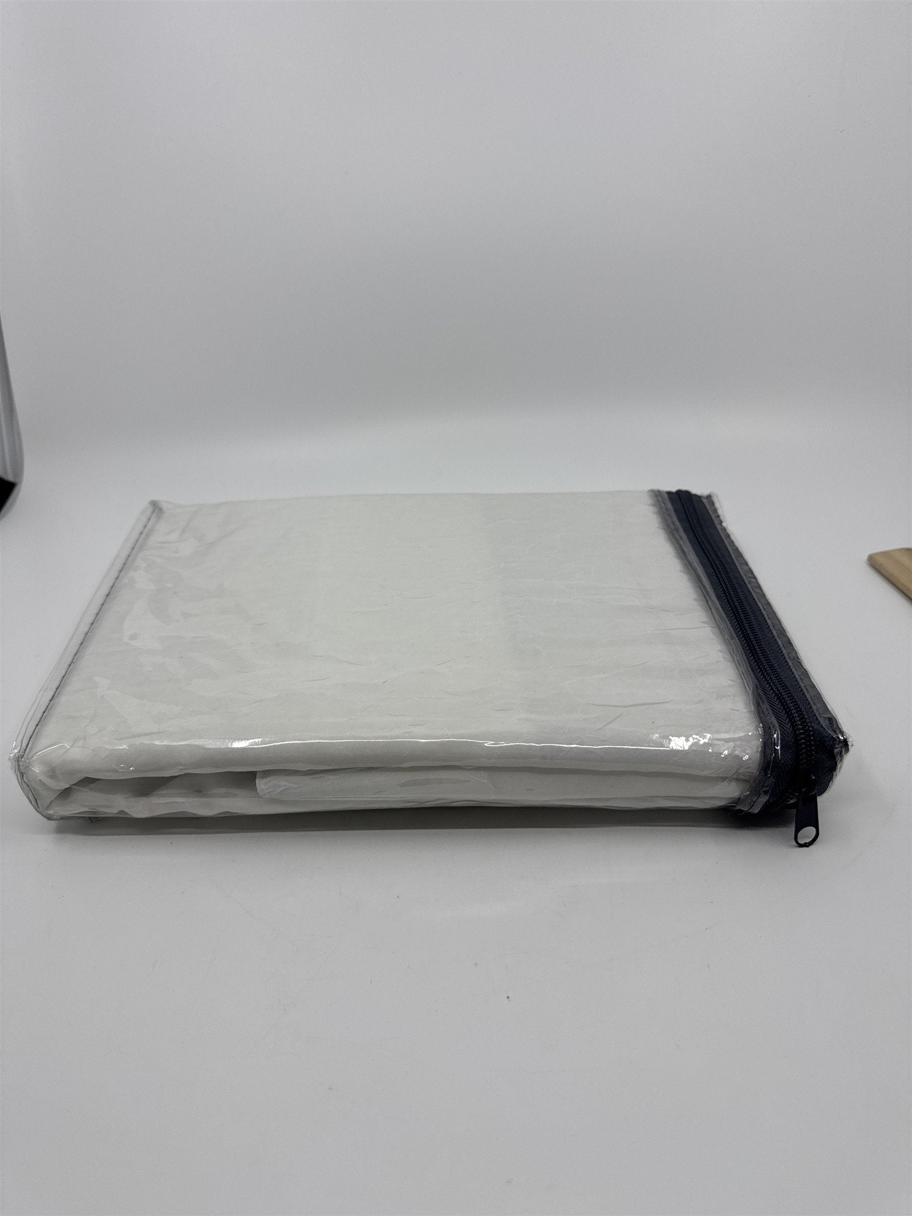 Set of Two Mysky Home White Elegant Window Treatment Curtains 51" x 63"