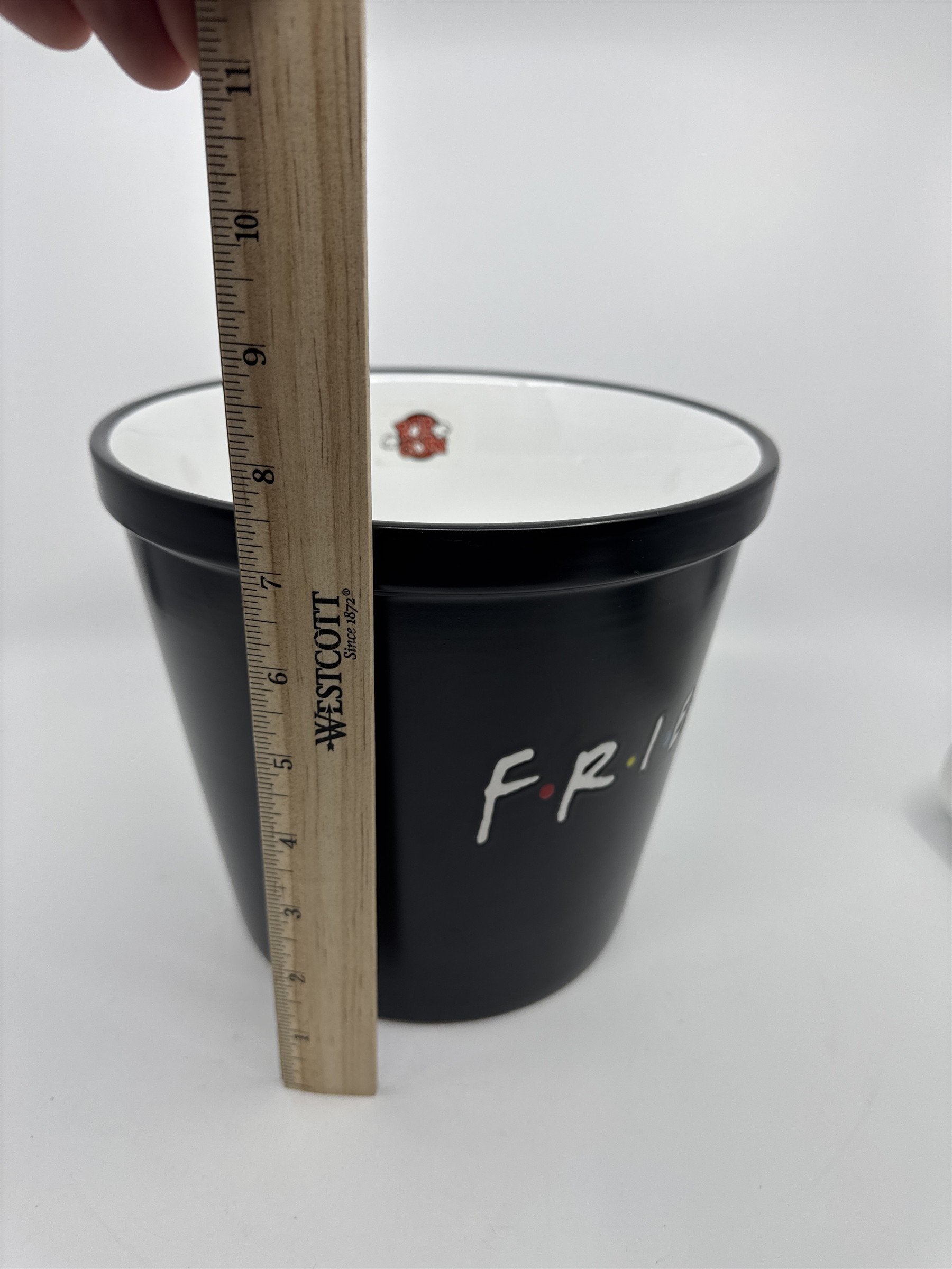 Warner Brothers TV Series Friends Ceramic Popcorn Serving Bucket/Bowl