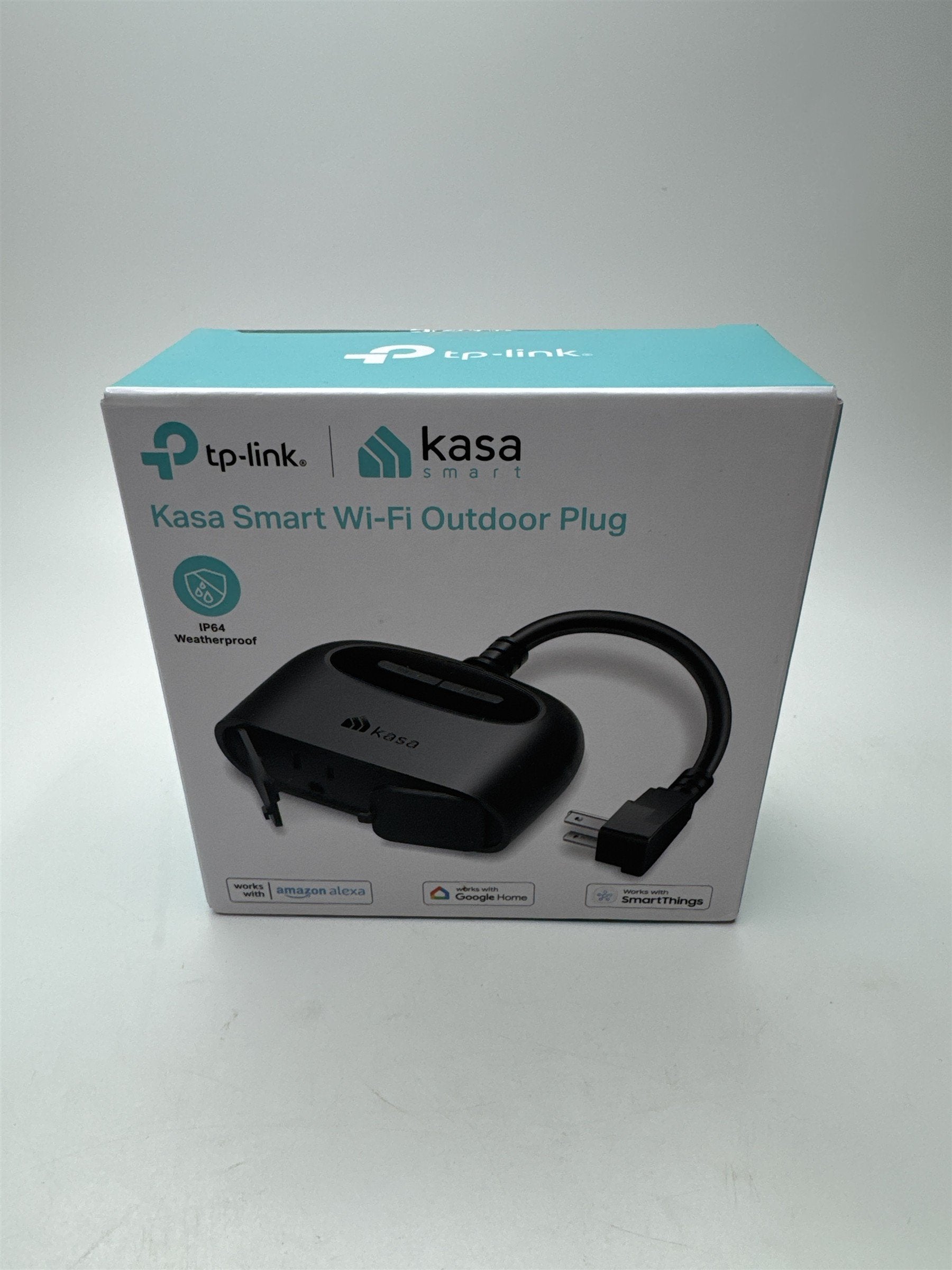 Kasa TP-Link Smart Wi-Fi Outdoor Plug (2 Outlets) IP64 Weatherproof EP40 (US)