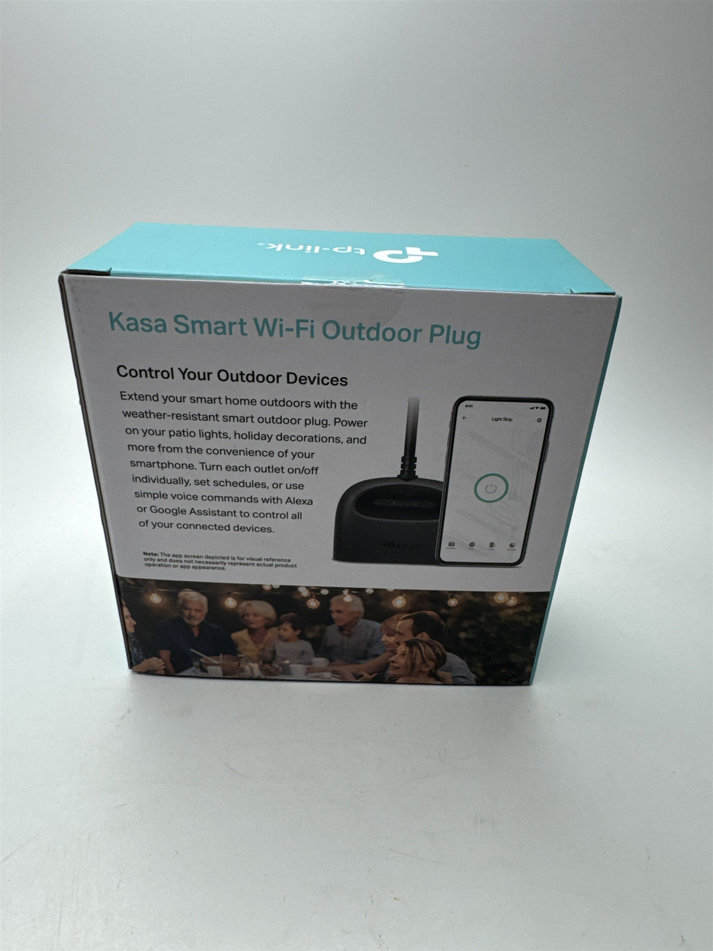 Kasa TP-Link Smart Wi-Fi Outdoor Plug (2 Outlets) IP64 Weatherproof EP40 (US)