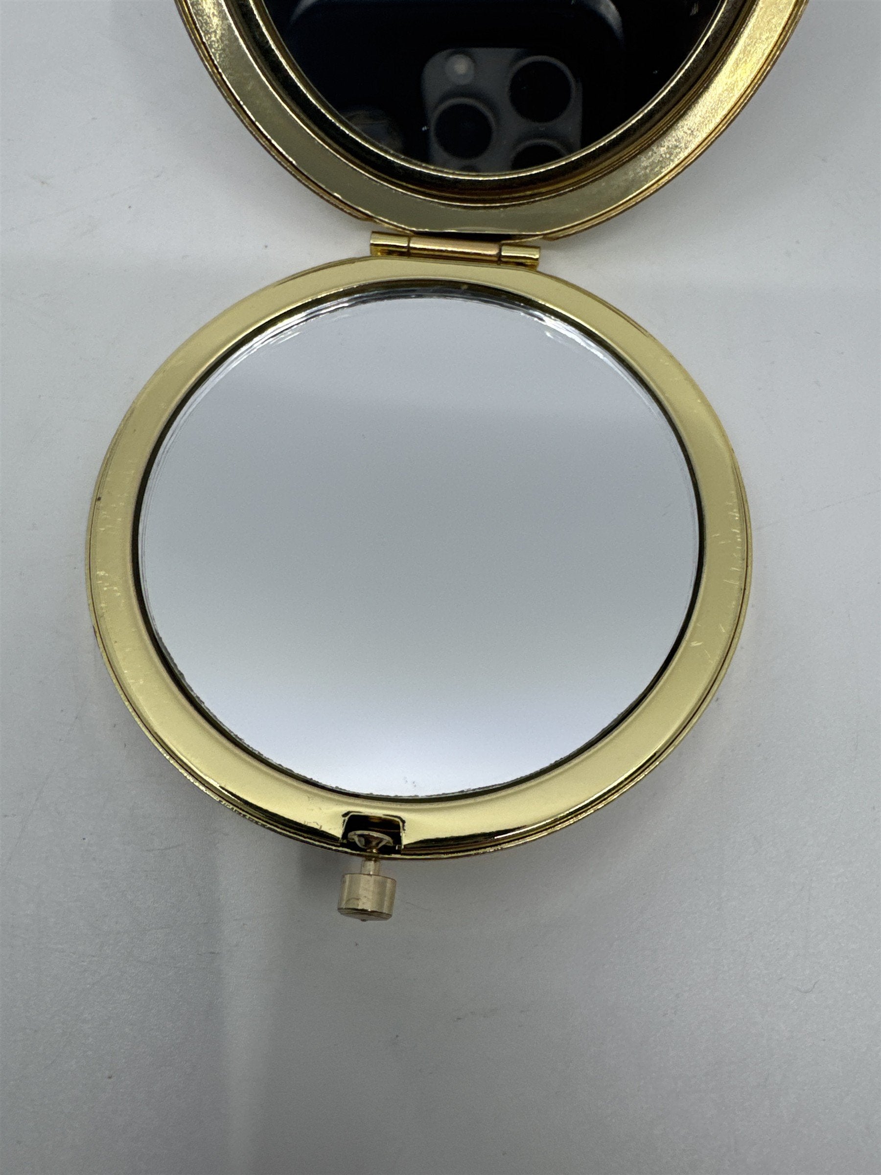Gold And Black Harry Potter Hogwart's Crest Compact Mirror Fab NY