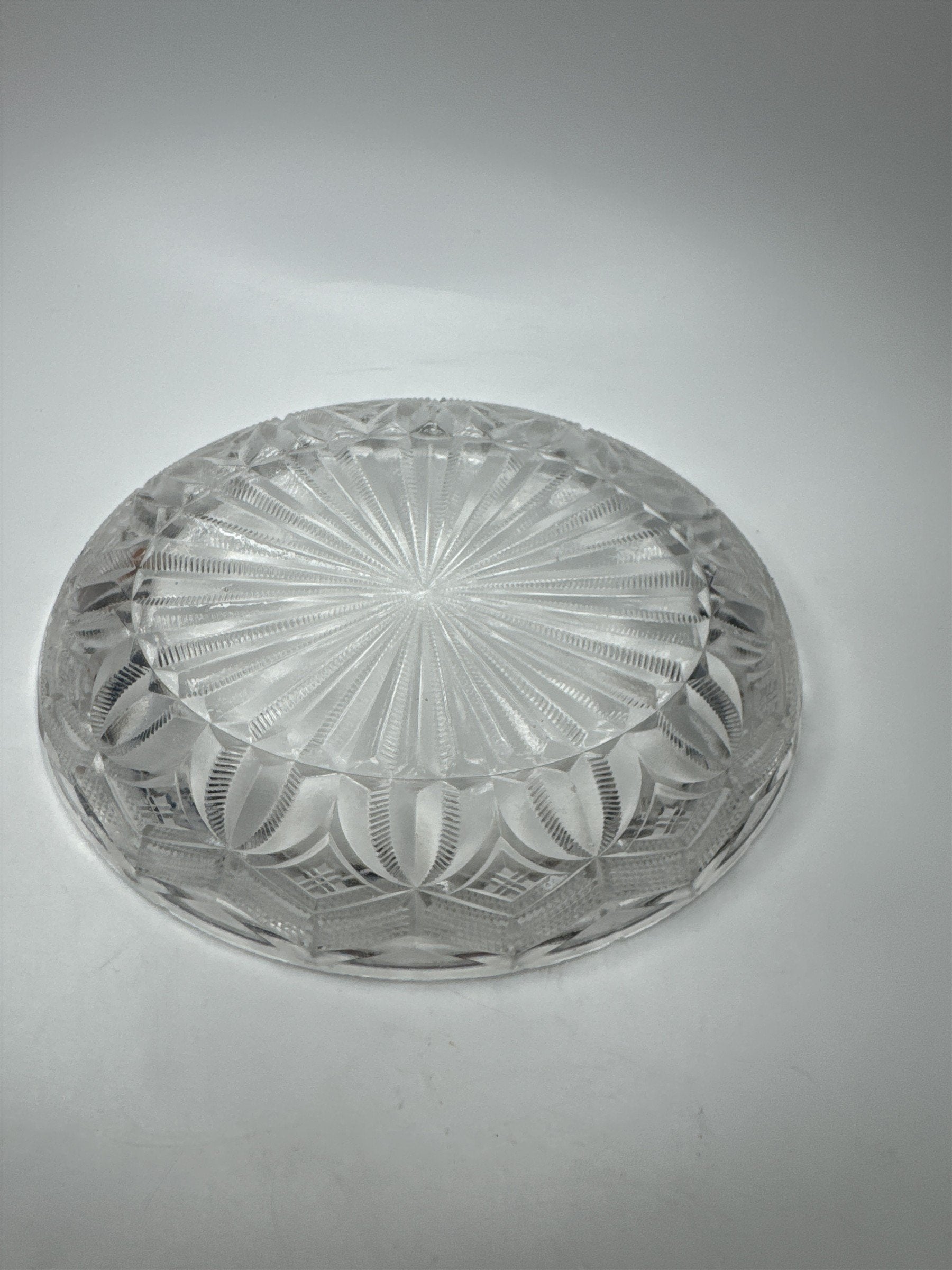 VINTAGE Depression Glass Sugar Bowl w/ Chipped Edge Retro Kitchenware