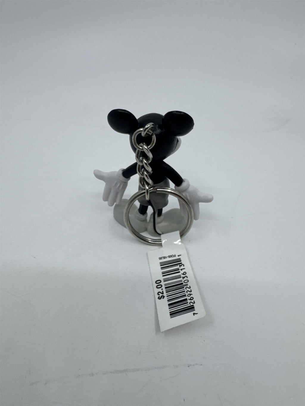 Walt Disney World Retro Mickey Mouse PVC Keyring Keychain