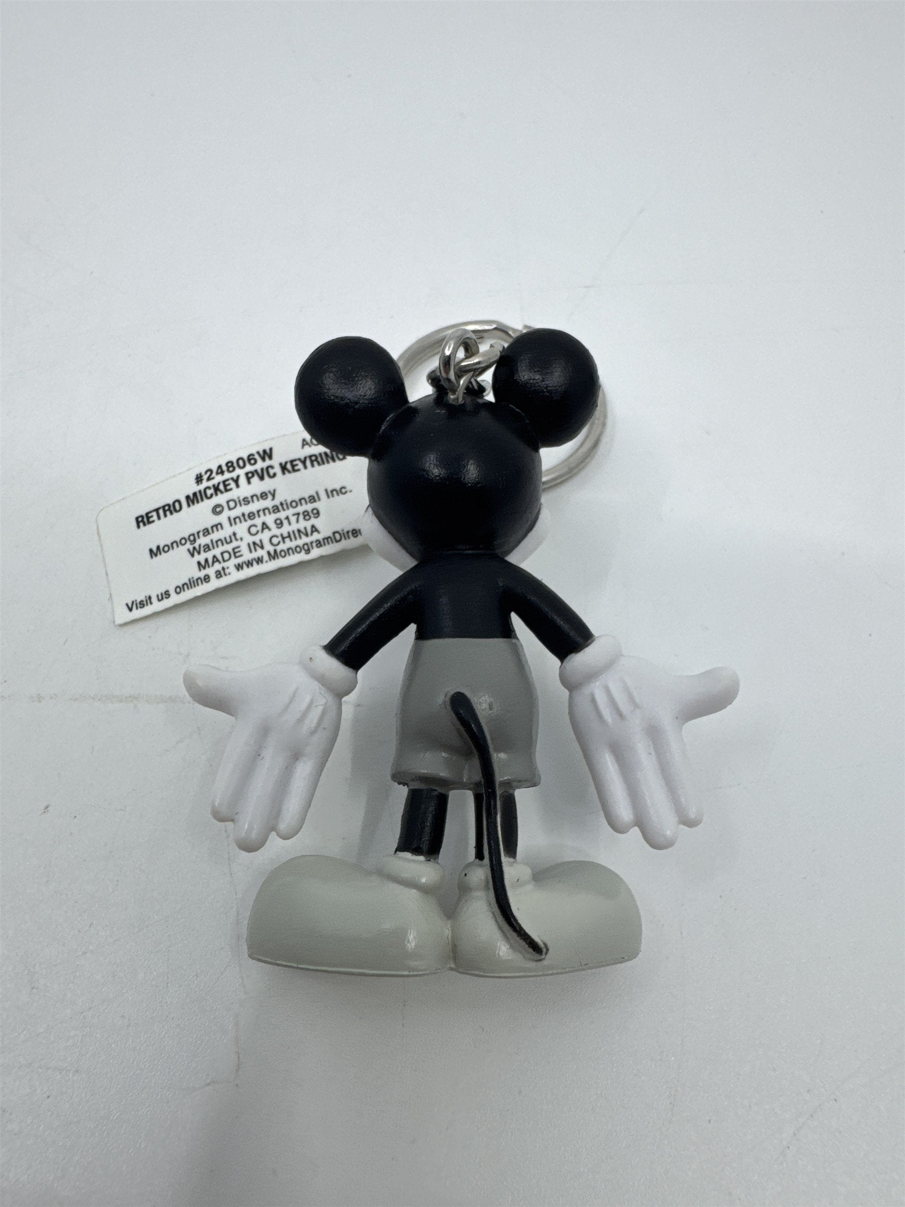 Walt Disney World Retro Mickey Mouse PVC Keyring Keychain