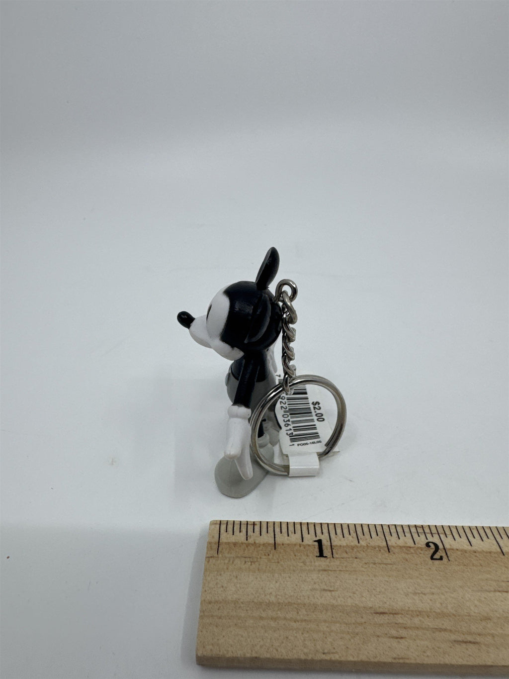 Walt Disney World Retro Mickey Mouse PVC Keyring Keychain