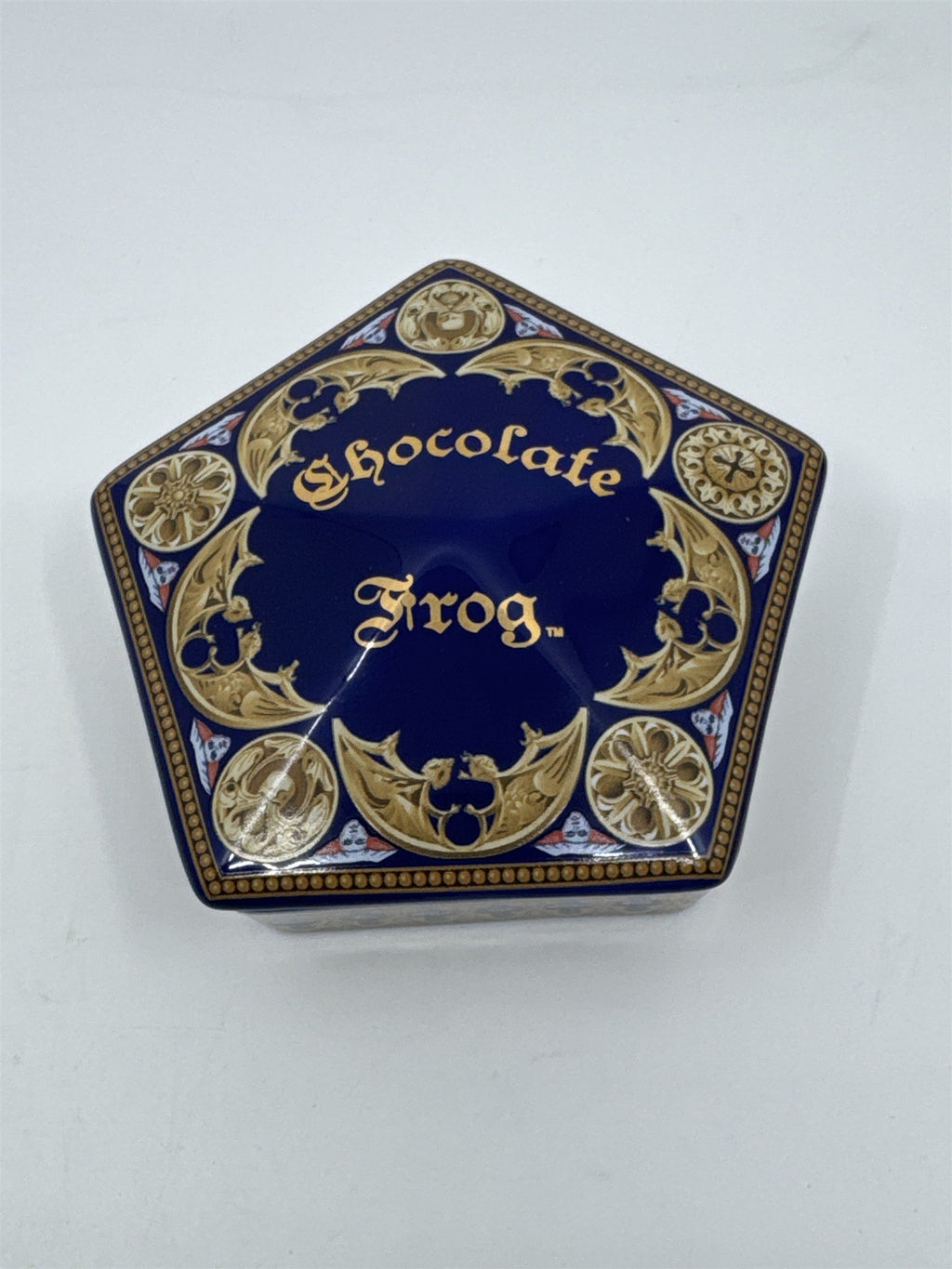 Harry Potter Chocolate Frog Ceramic Dish/Container/Trinket Box W/ Lid