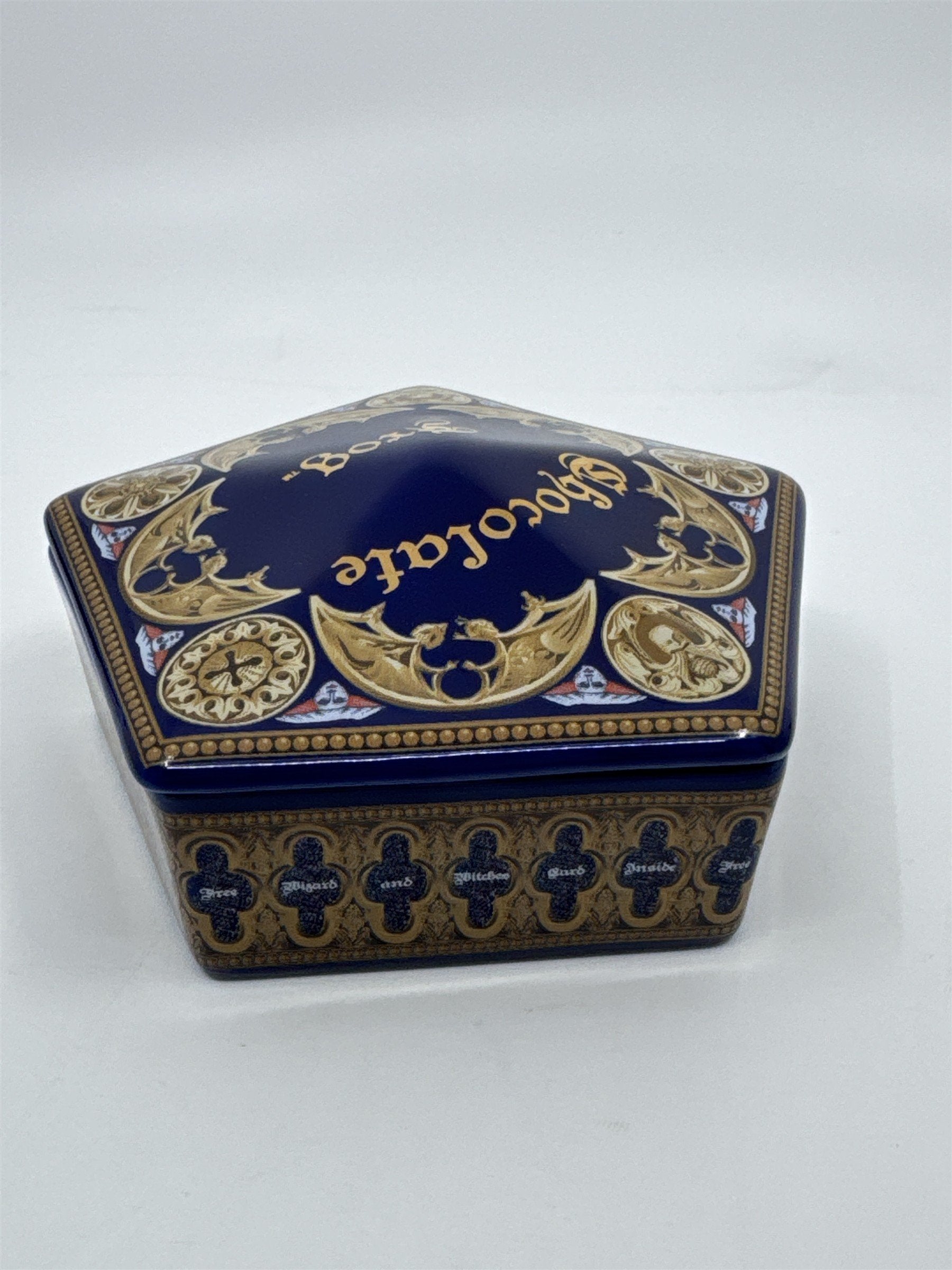 Harry Potter Chocolate Frog Ceramic Dish/Container/Trinket Box W/ Lid
