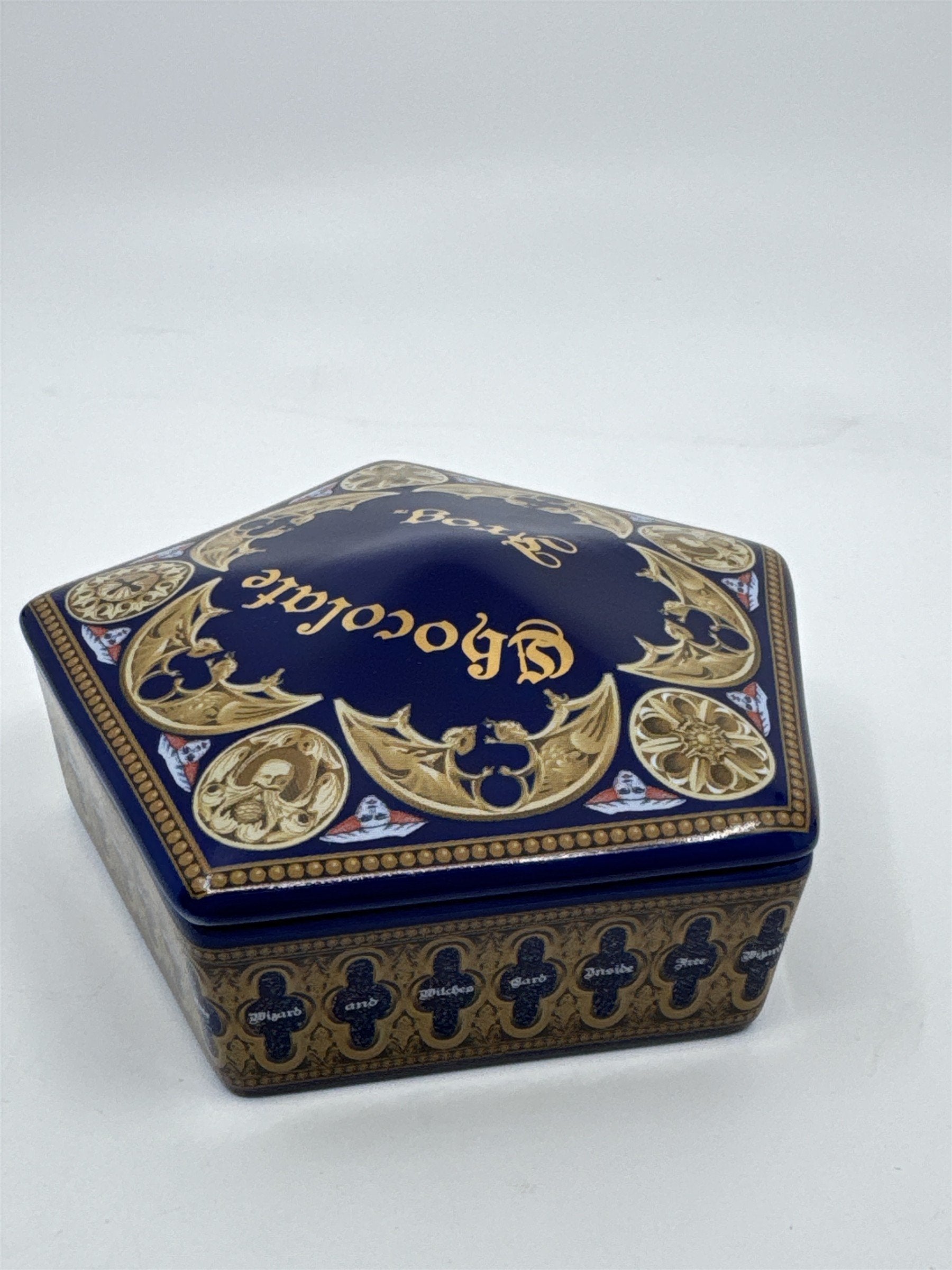 Harry Potter Chocolate Frog Ceramic Dish/Container/Trinket Box W/ Lid