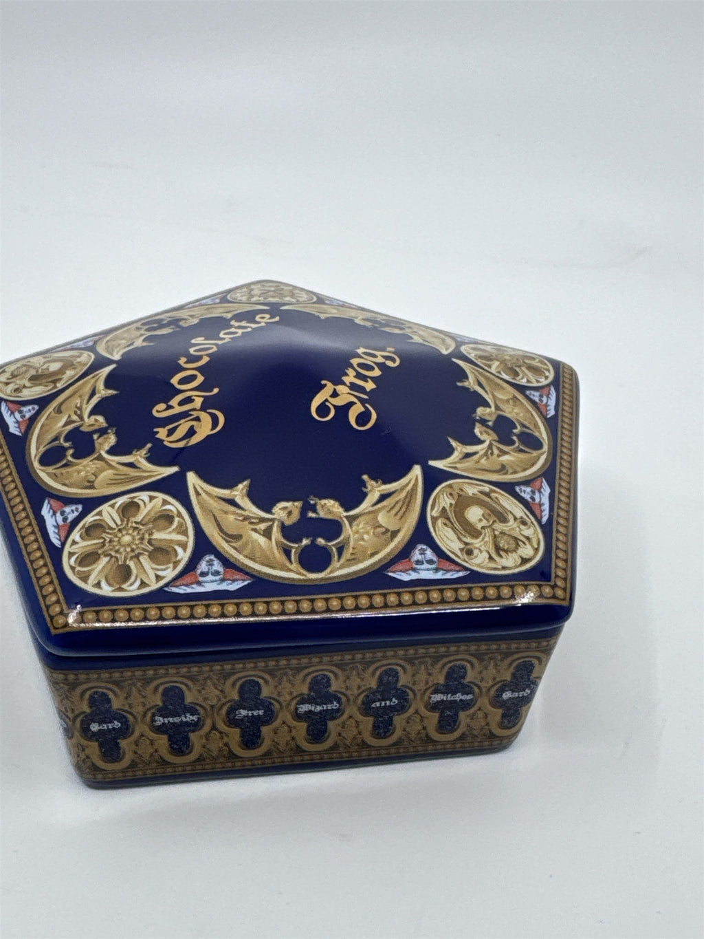 Harry Potter Chocolate Frog Ceramic Dish/Container/Trinket Box W/ Lid