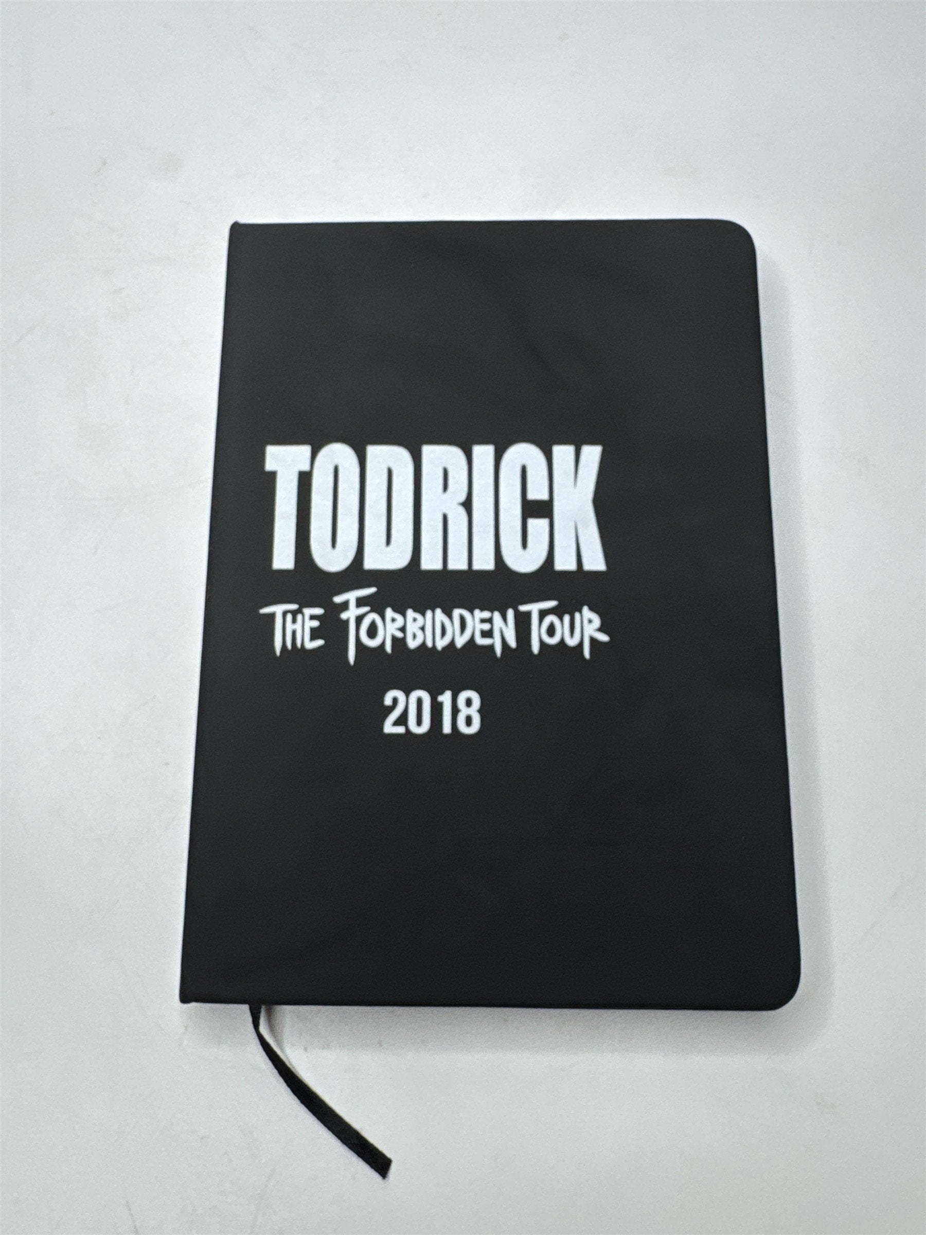 Todrick Hall The Forbidden Tour 2018 VIP Giveaway Merch Notebook Notepad