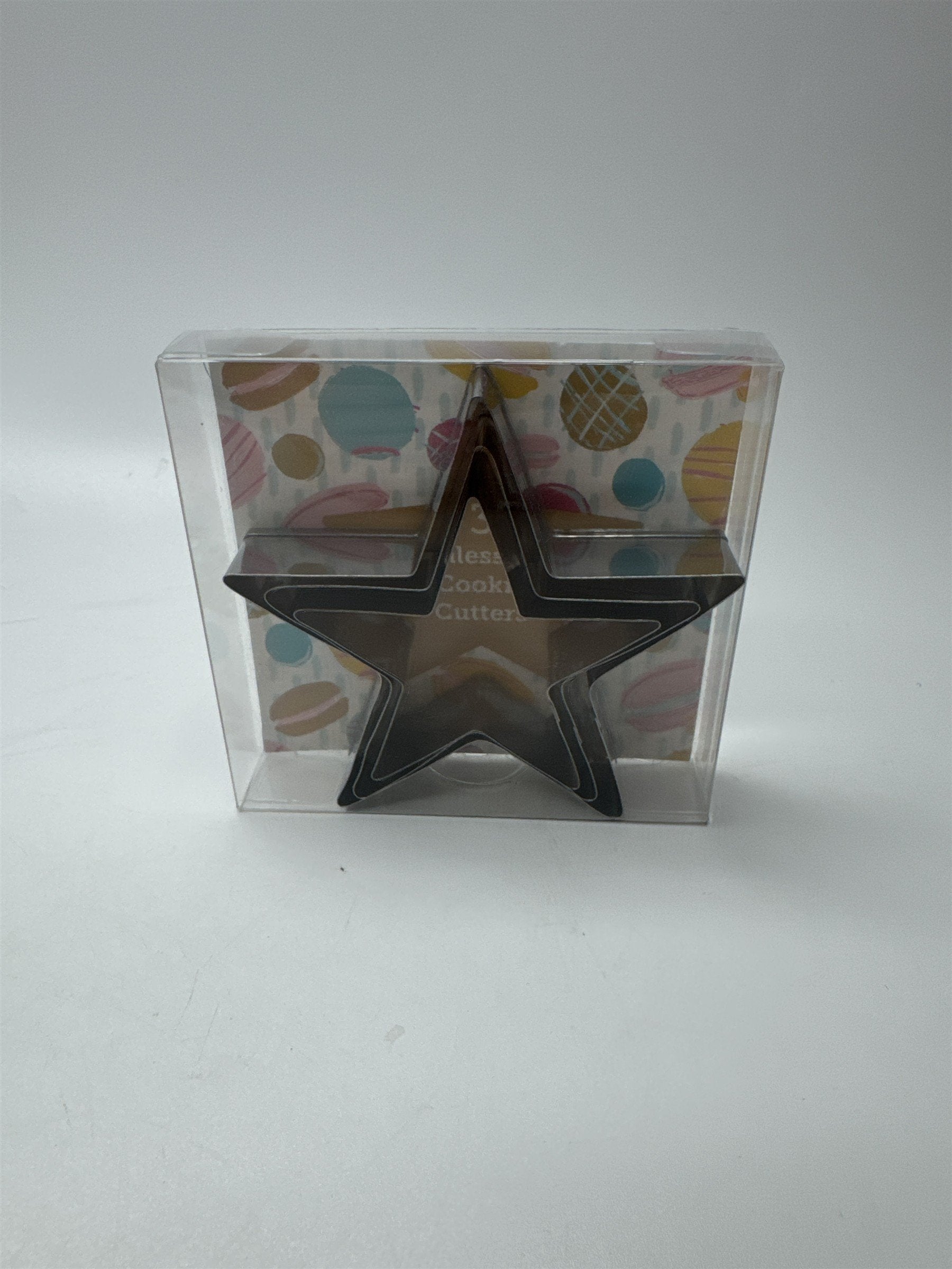 Scentsy Consultant Set of 3 Stainless Steel Star Shaped Cookie Cutters
