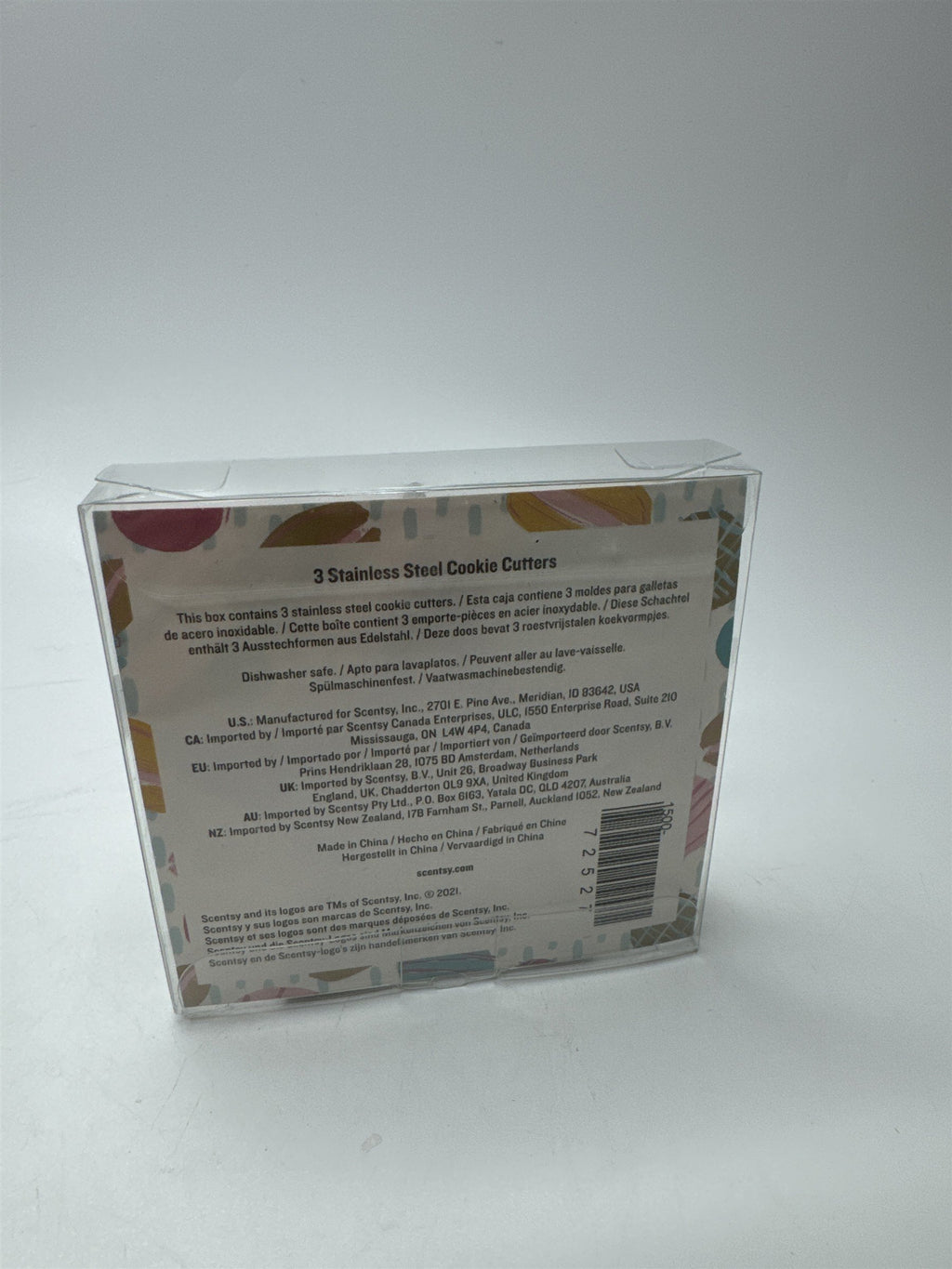 Scentsy Consultant Set of 3 Stainless Steel Star Shaped Cookie Cutters